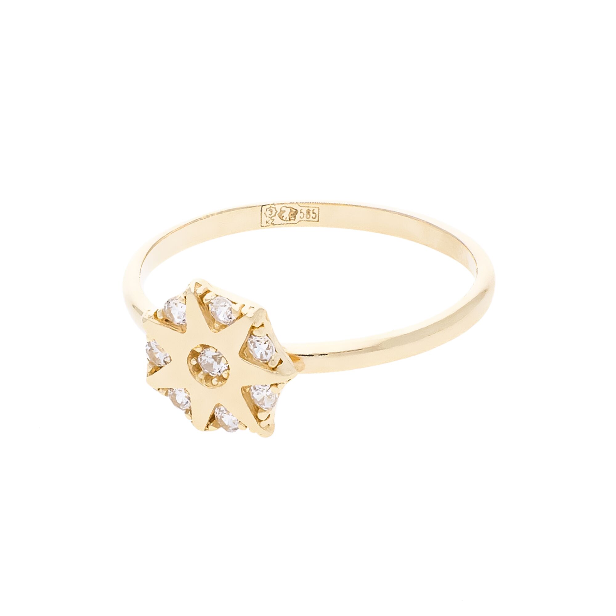 Кольцо, золото, 585, 1.03г, 44230, изображение 2 | GoldMarket.kz