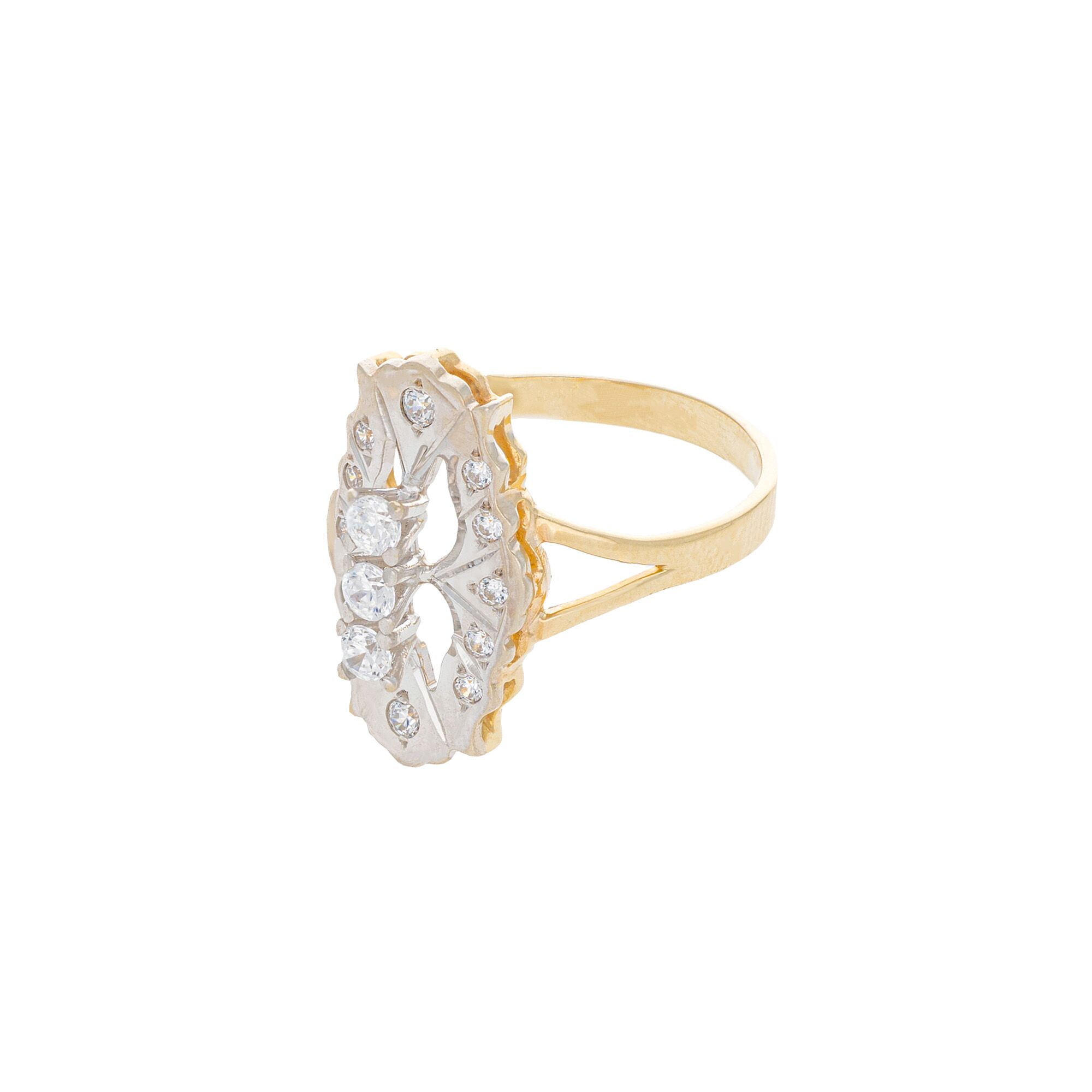 Кольцо, золото, 585, 5.16г, 45337, изображение 2 | GoldMarket.kz