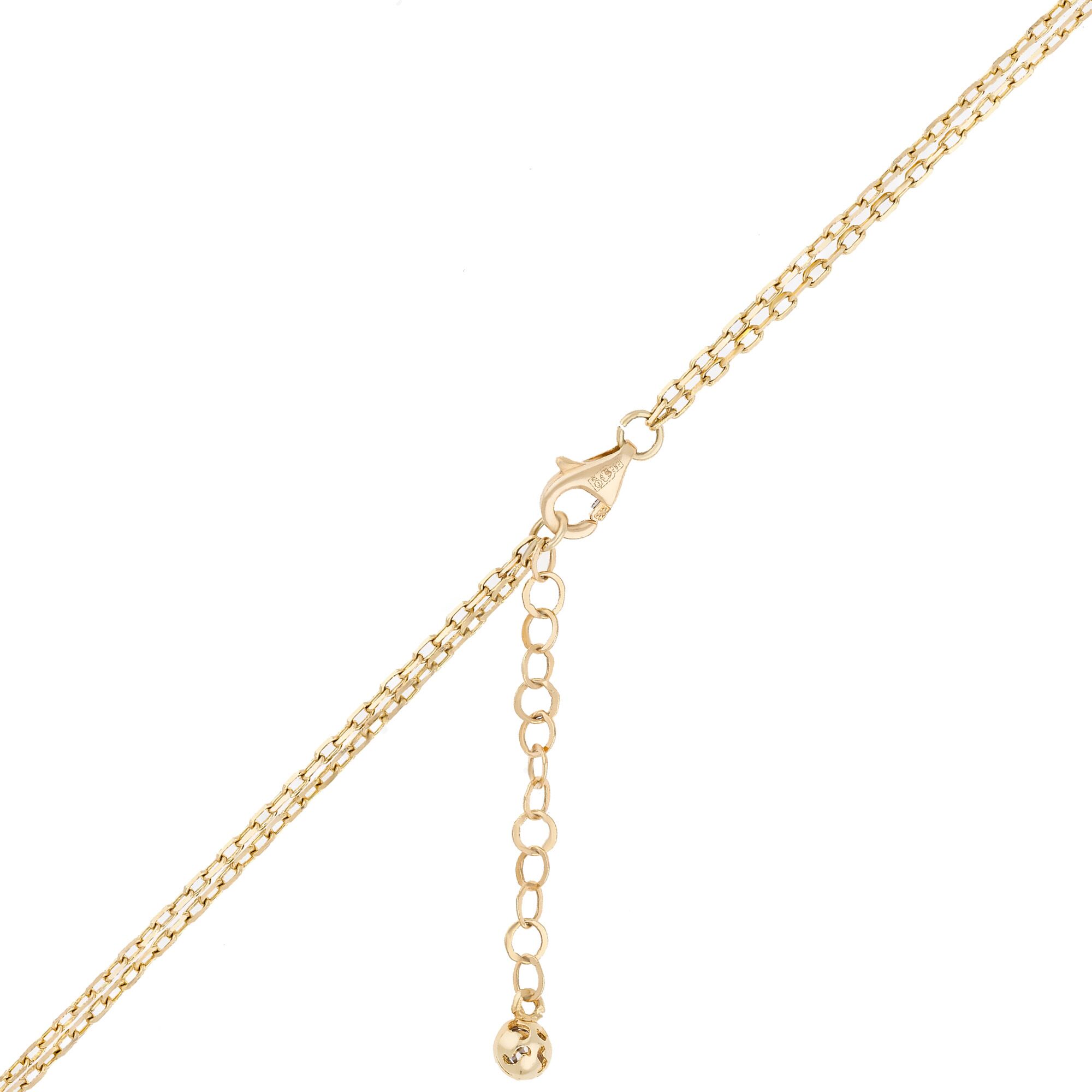 Колье, золото, 585, 10.12г, 47117, изображение 2 | GoldMarket.kz