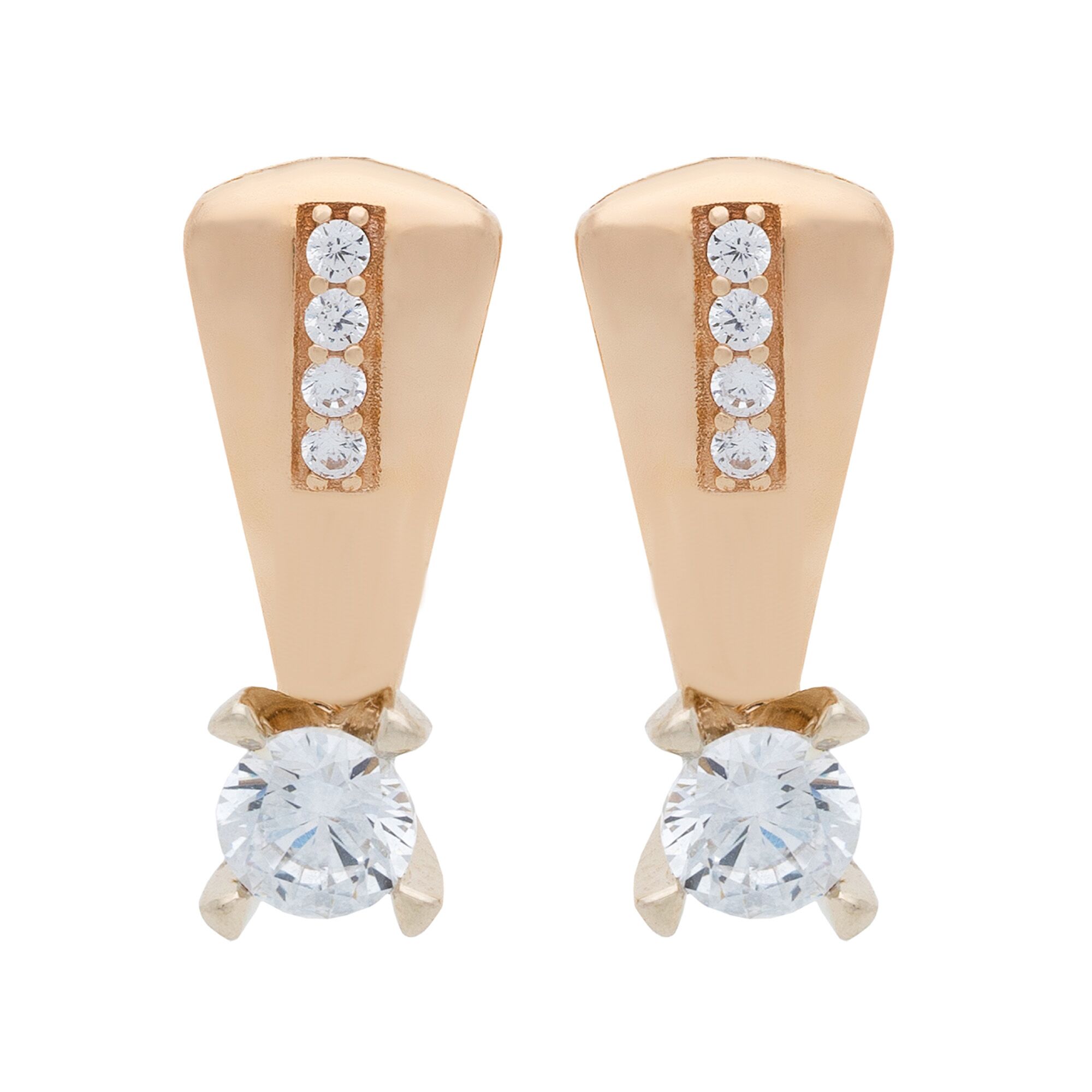 Серьги, золото, 585, 3.9г, 49204 | GoldMarket.kz