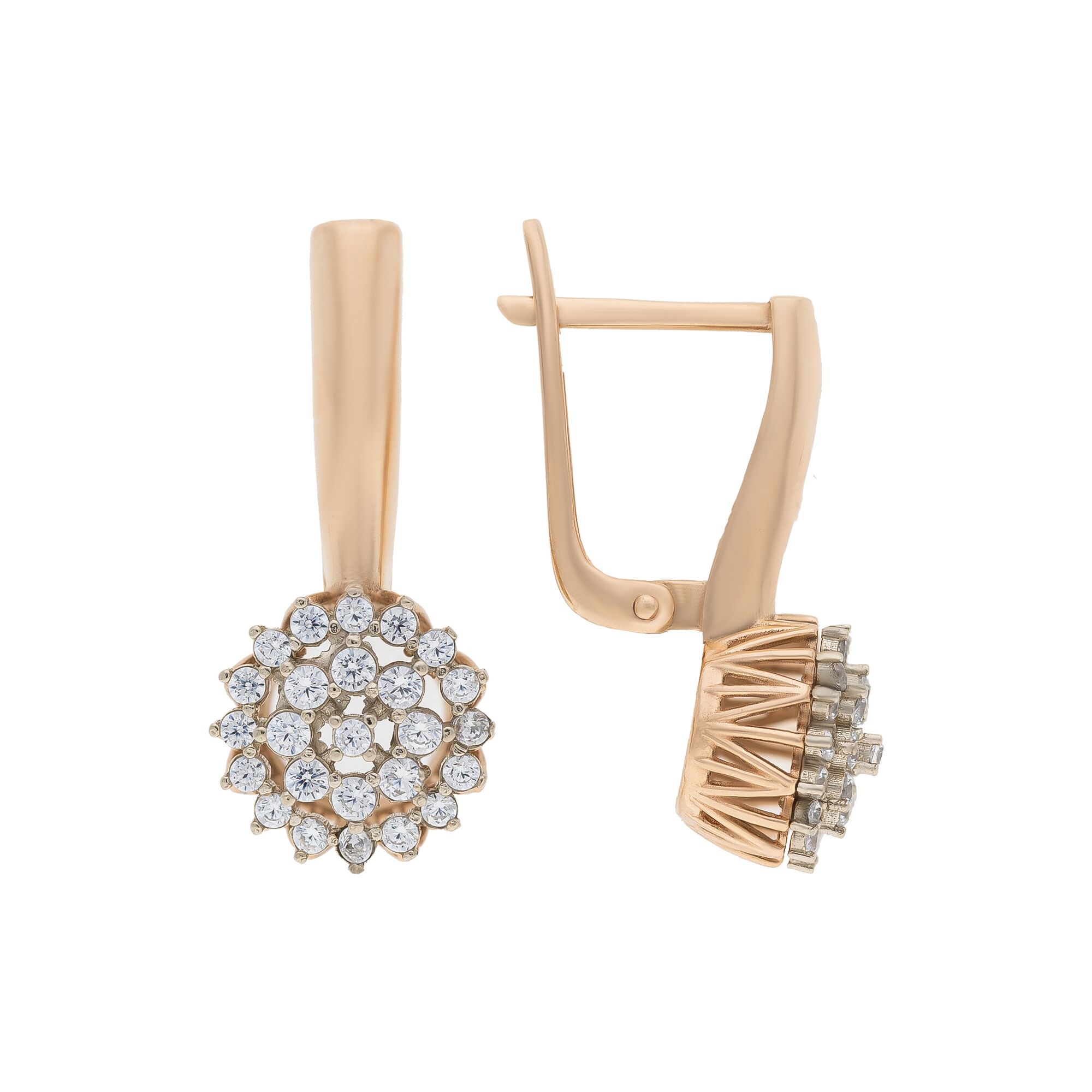 Серьги, золото, 585, 4.43г, 50465, изображение 2 | GoldMarket.kz