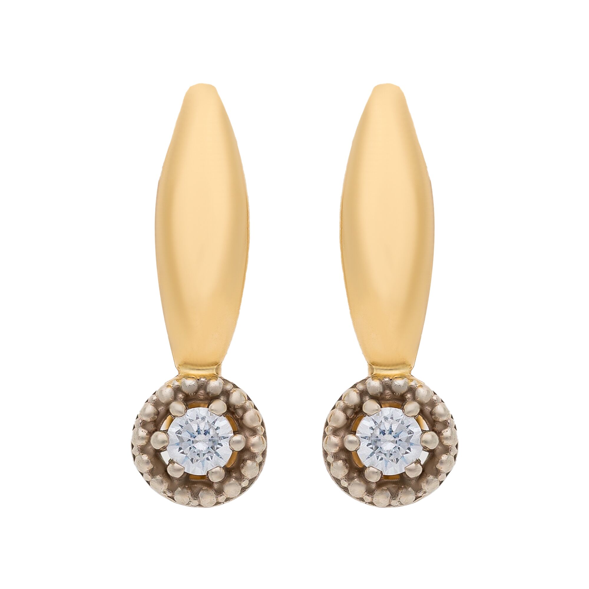Серьги, золото, 585, 4.21г, 50846 | GoldMarket.kz