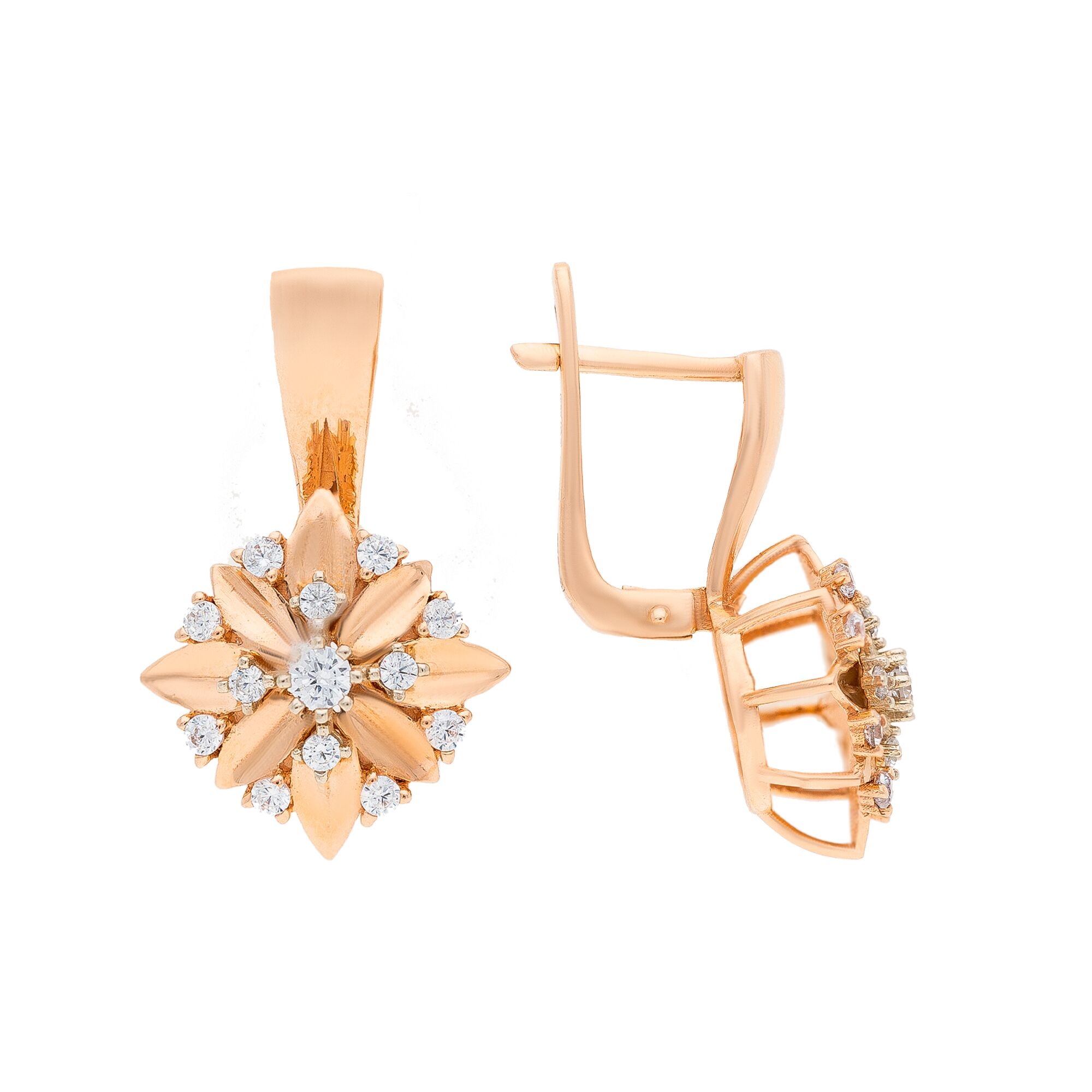 Серьги, золото, 585, 4.93г, 50943, изображение 2 | GoldMarket.kz