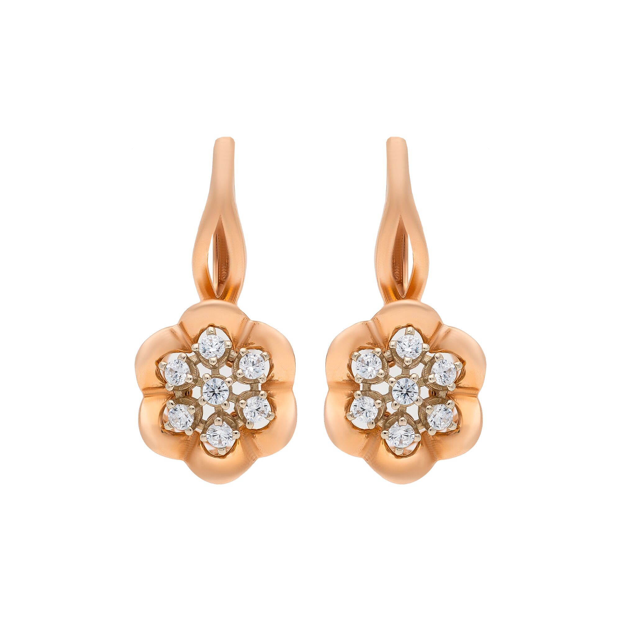 Серьги, золото, 585, 5.1г, 50975 | GoldMarket.kz