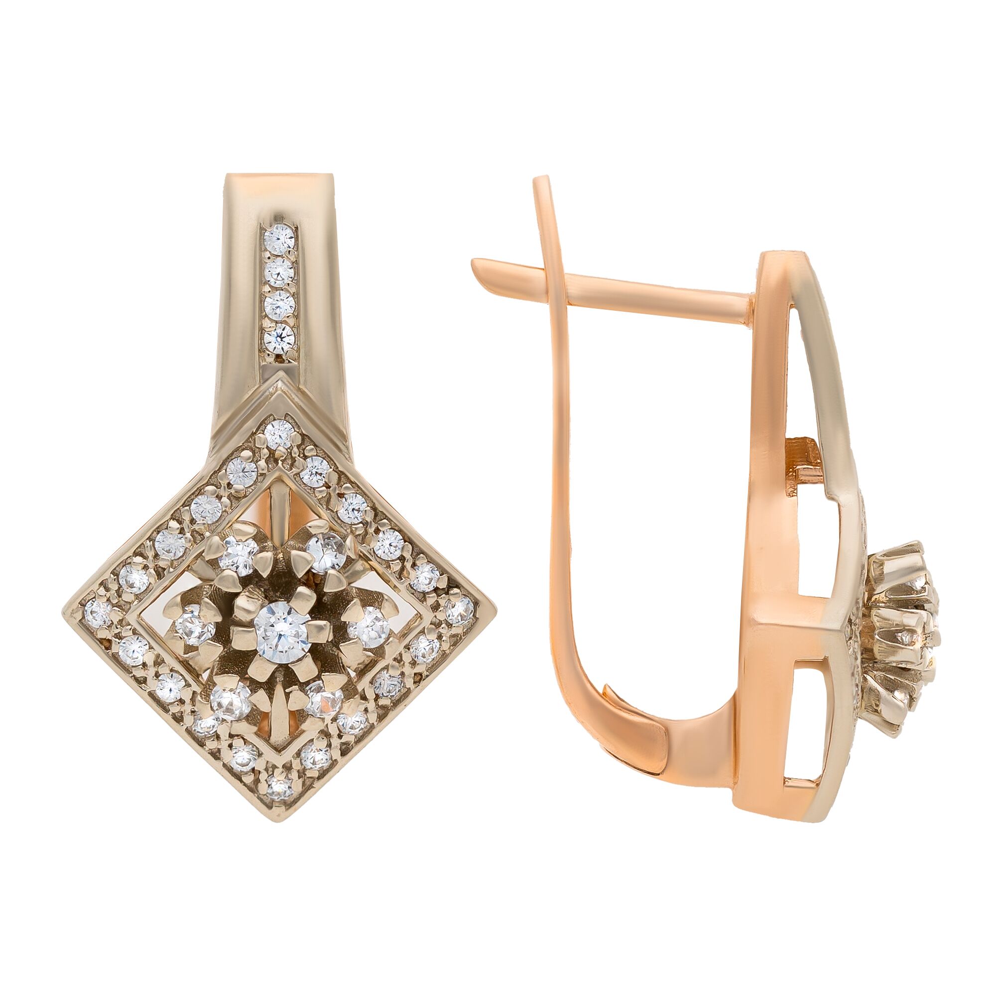 Серьги, золото, 585, 8.76г, 51119, изображение 2 | GoldMarket.kz