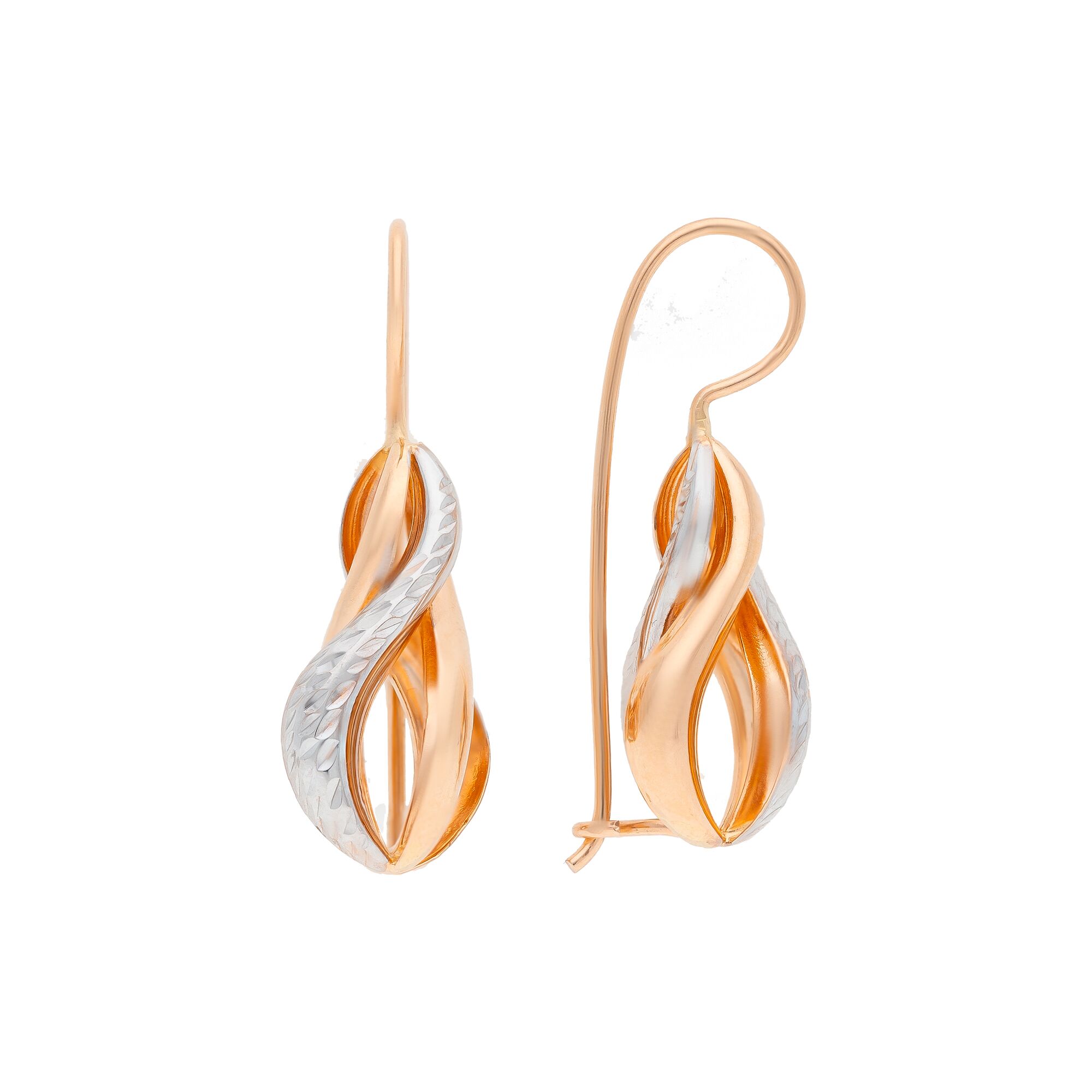 Серьги, золото, 585, 3.13г, 51556, изображение 2 | GoldMarket.kz