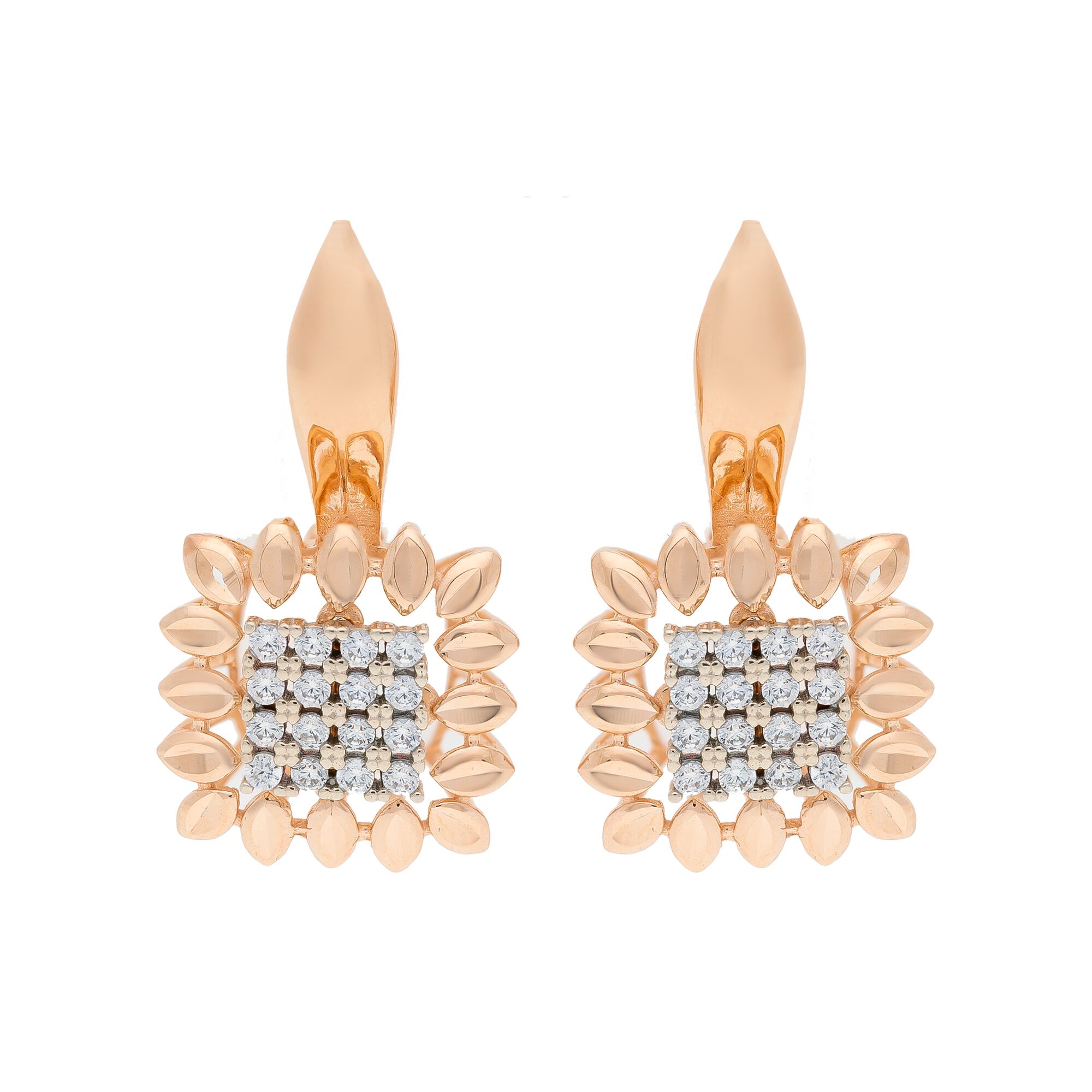 Серьги, золото, 585, 6.41г, 51608 | GoldMarket.kz