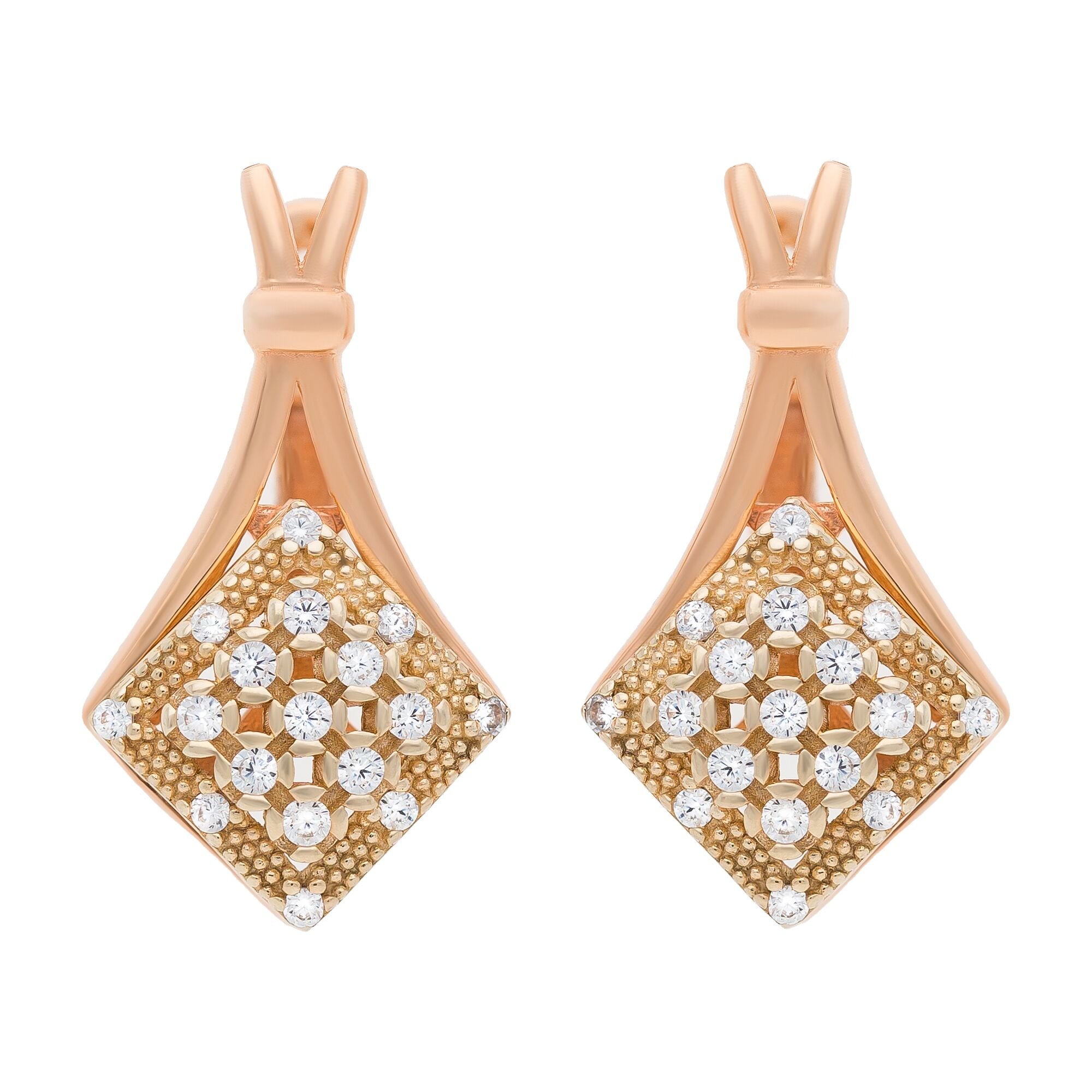 Серьги, золото, 585, 4.55 г, 51987 | GoldMarket.kz