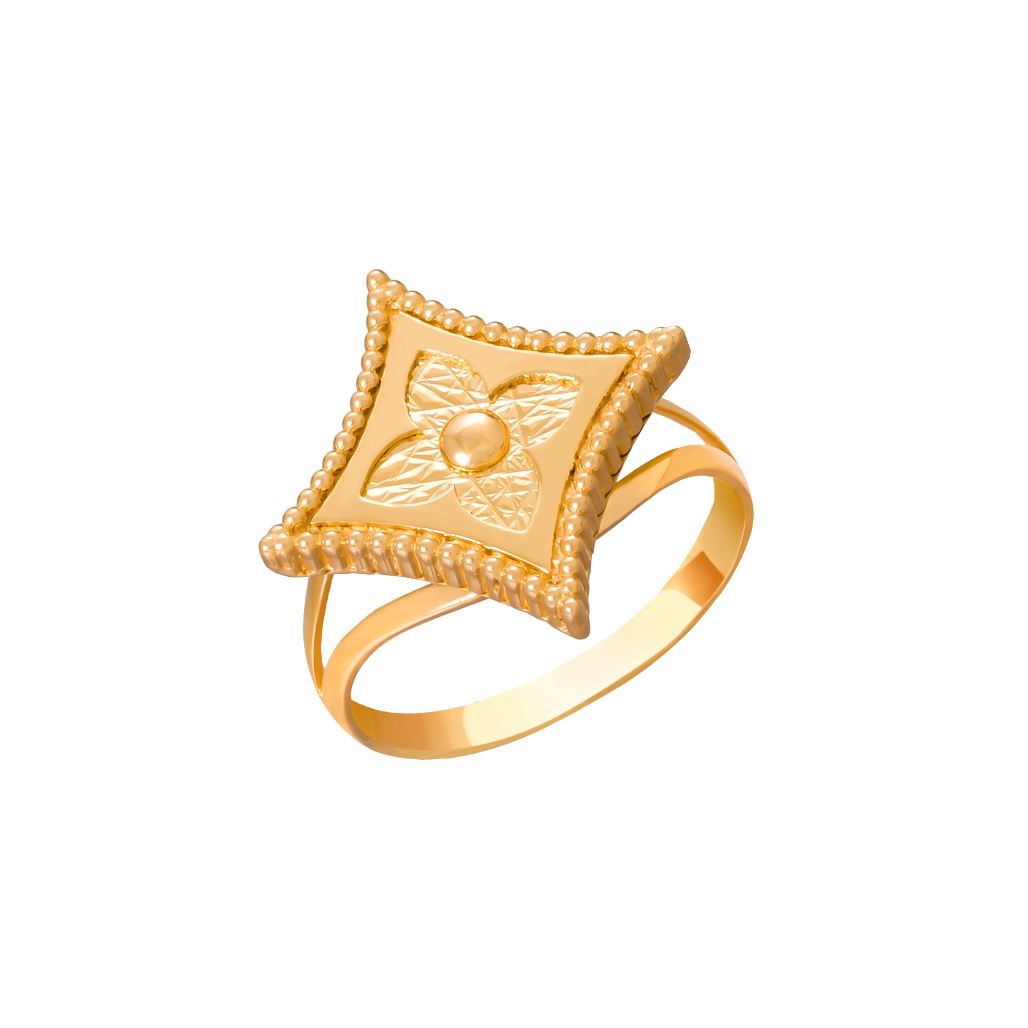 Кольцо, золото, 585, 3.15г, 52476 | GoldMarket.kz
