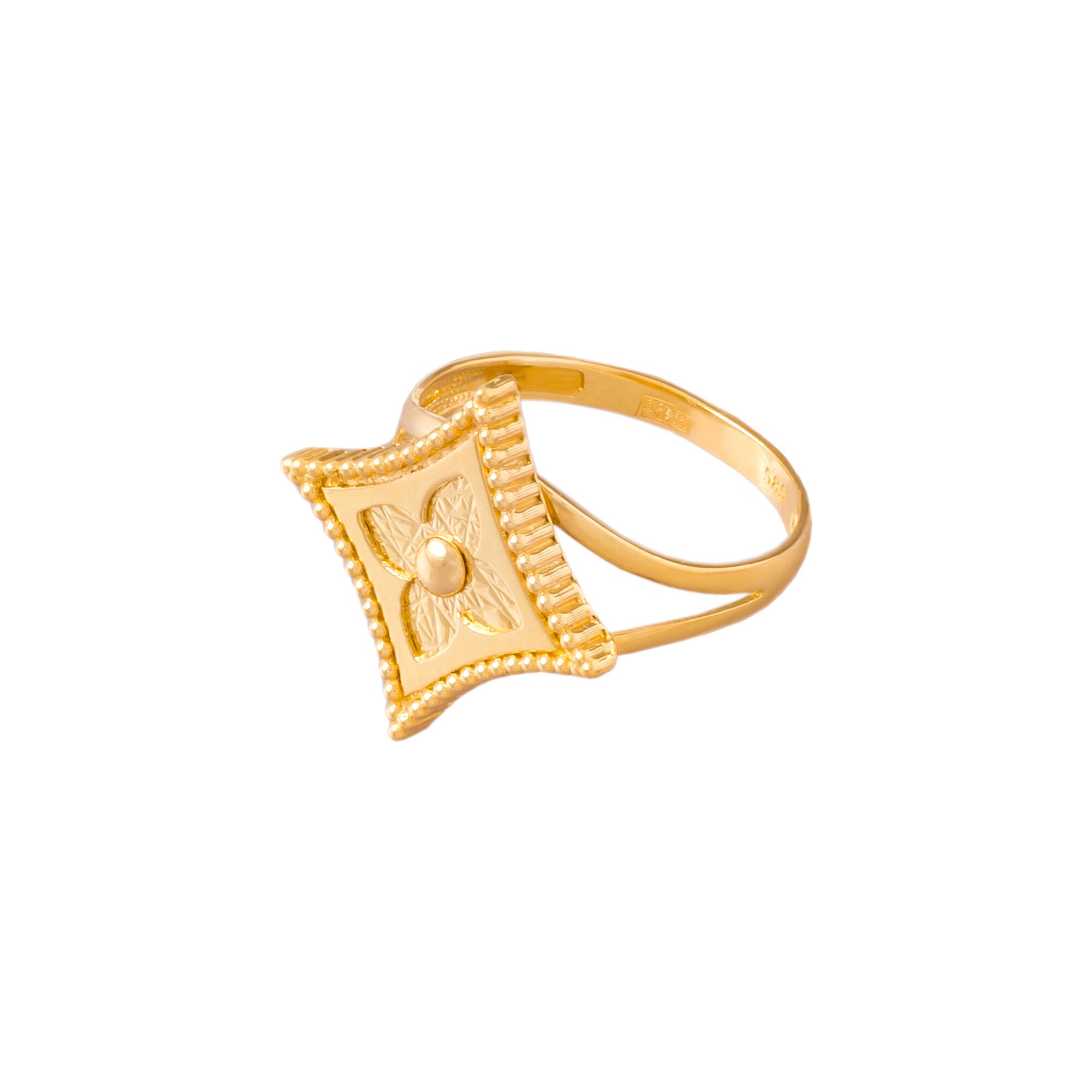 Кольцо, золото, 585, 3.15г, 52476, изображение 2 | GoldMarket.kz