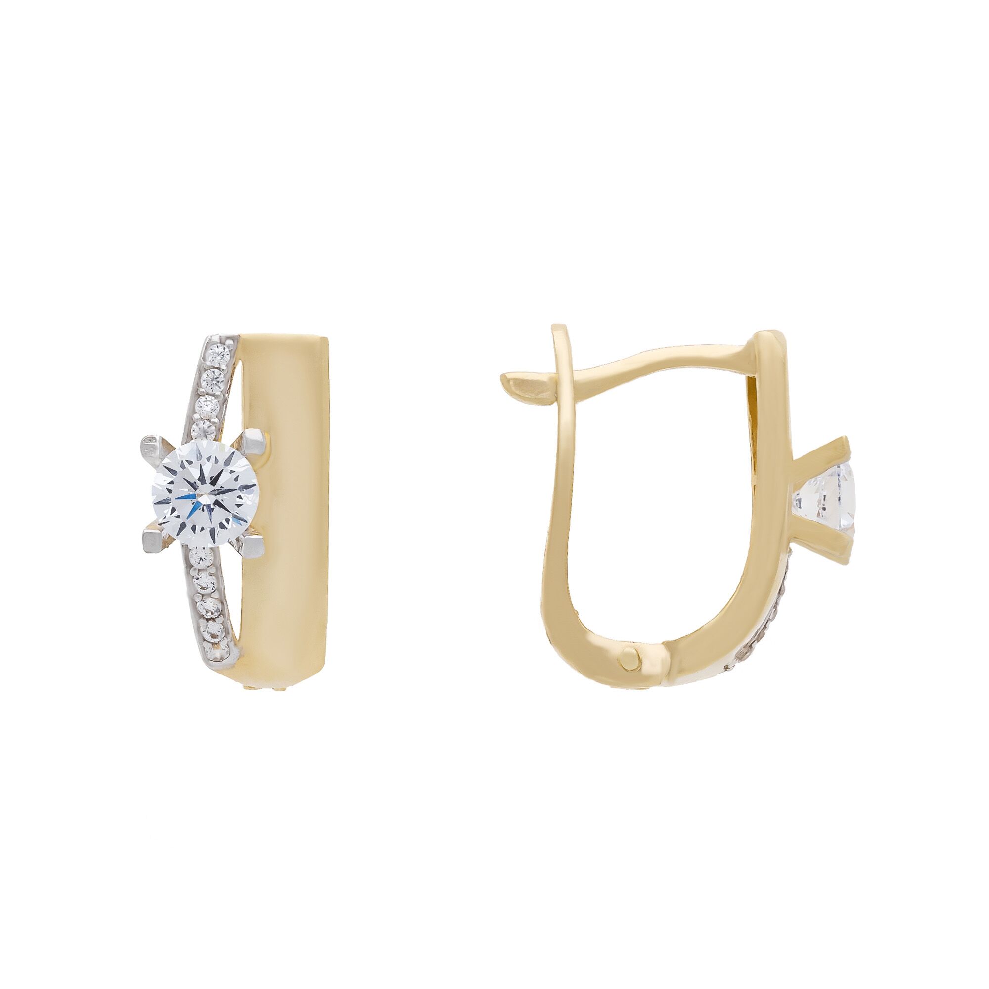 Серьги, золото, 585, 3.57г, 52525, изображение 2 | GoldMarket.kz