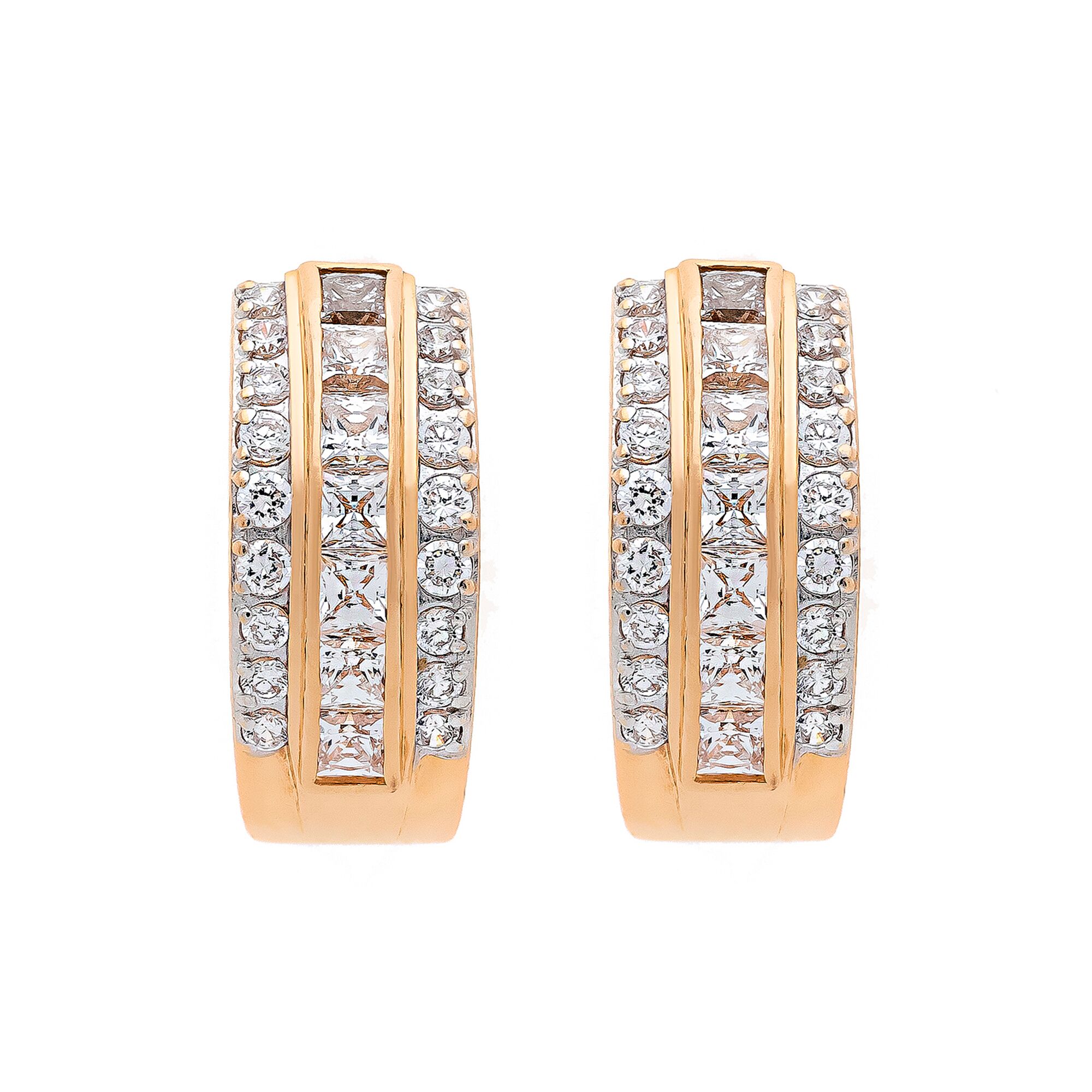 Серьги, золото, 585, 5.45г, 52545 | GoldMarket.kz