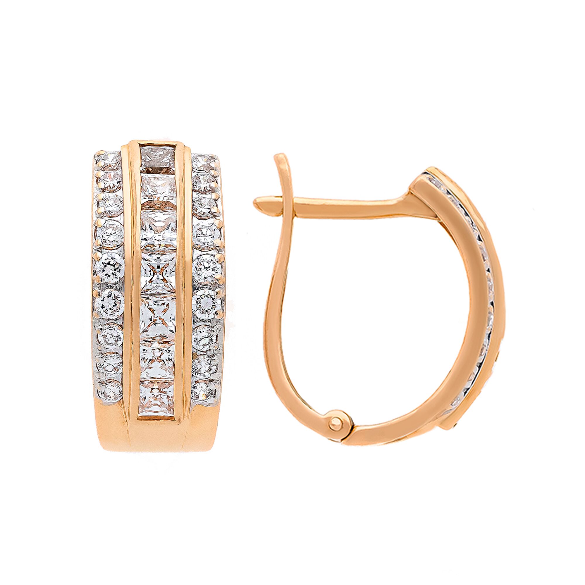 Серьги, золото, 585, 5.45г, 52545, изображение 2 | GoldMarket.kz