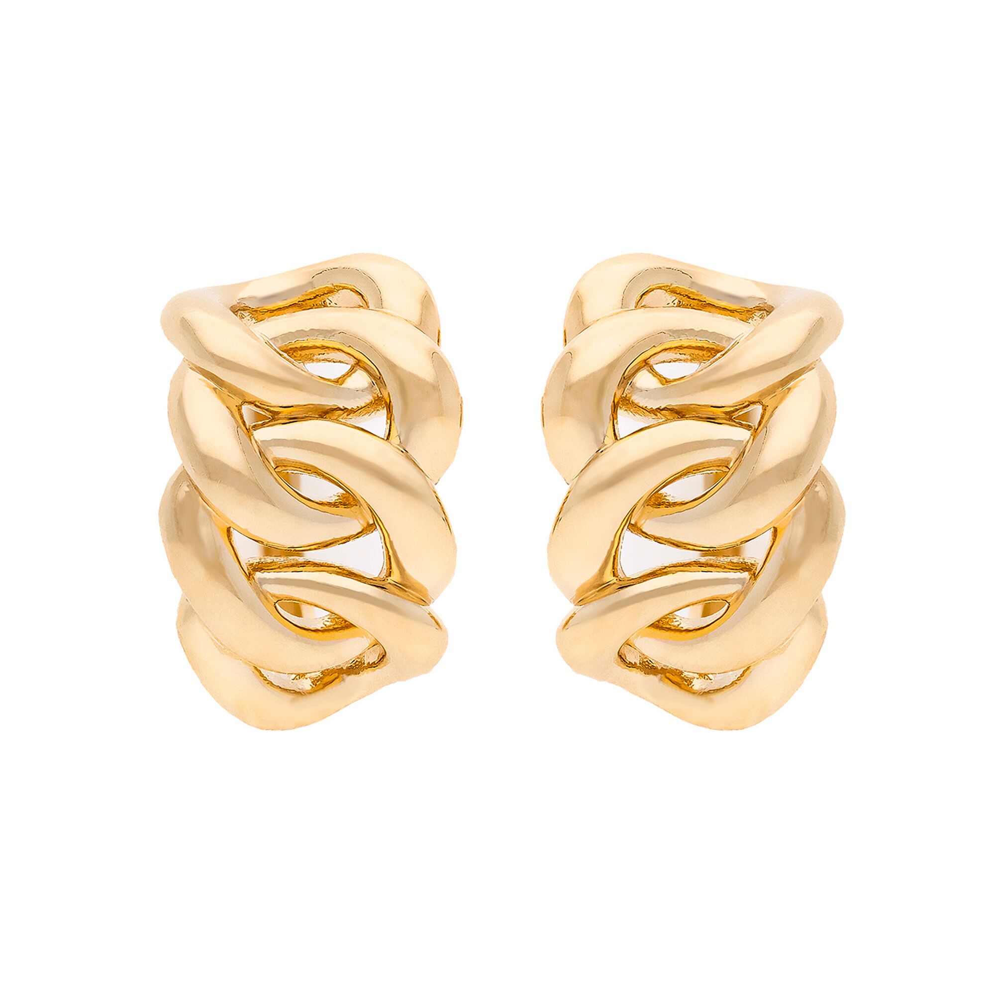 Серьги, золото, 585, 6.3г, 52615 | GoldMarket.kz