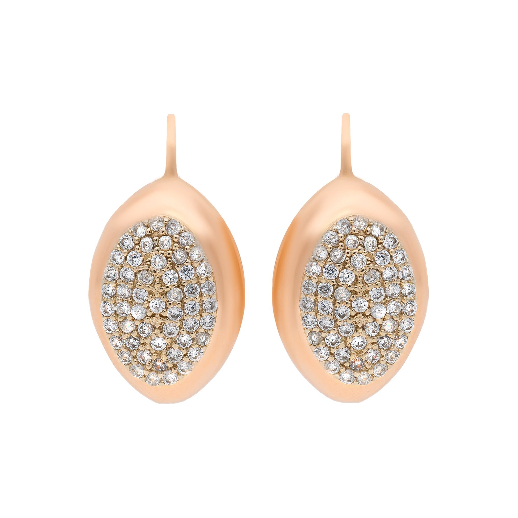 Серьги, золото, 585, 6.3г, 52824 | GoldMarket.kz