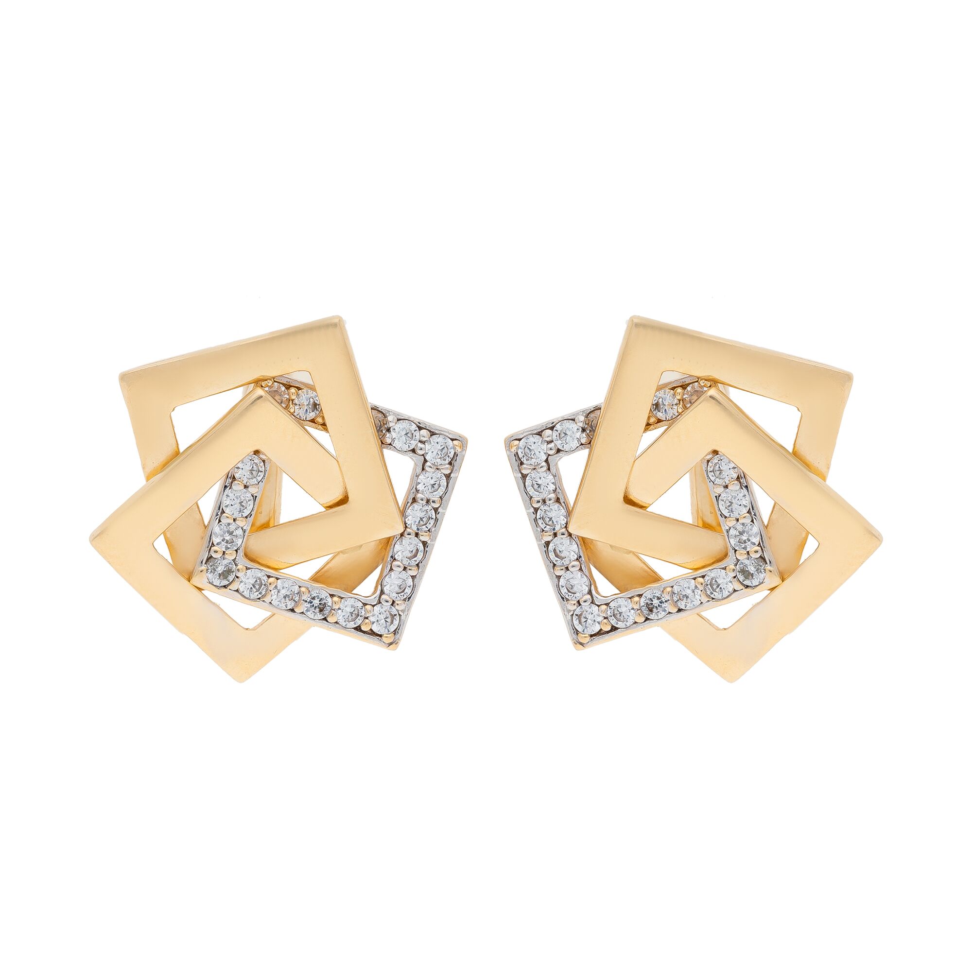 Серьги, золото, 585, 8.54г, 53530 | GoldMarket.kz