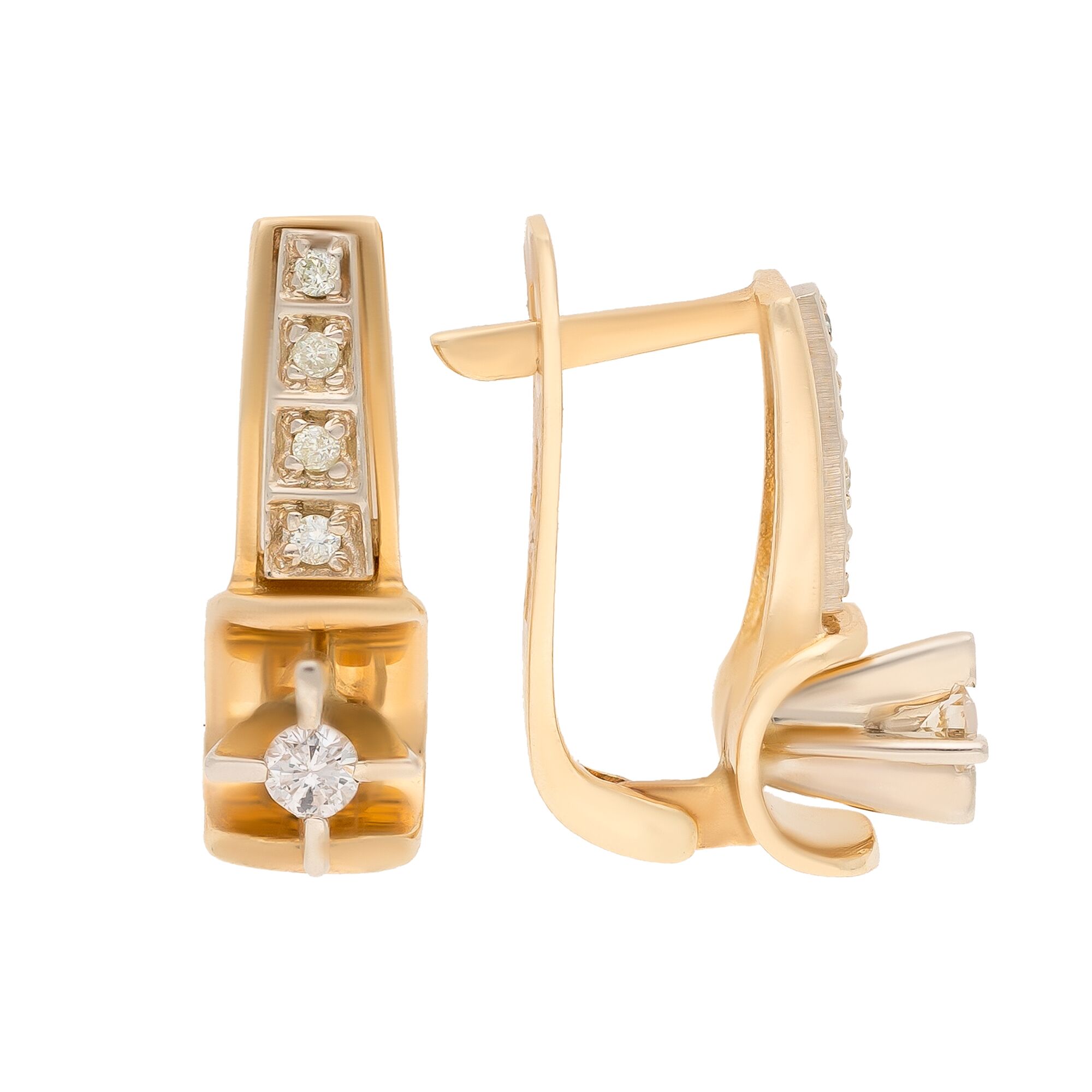 Серьги, золото, 585, 6.04г, 53666, изображение 2 | GoldMarket.kz