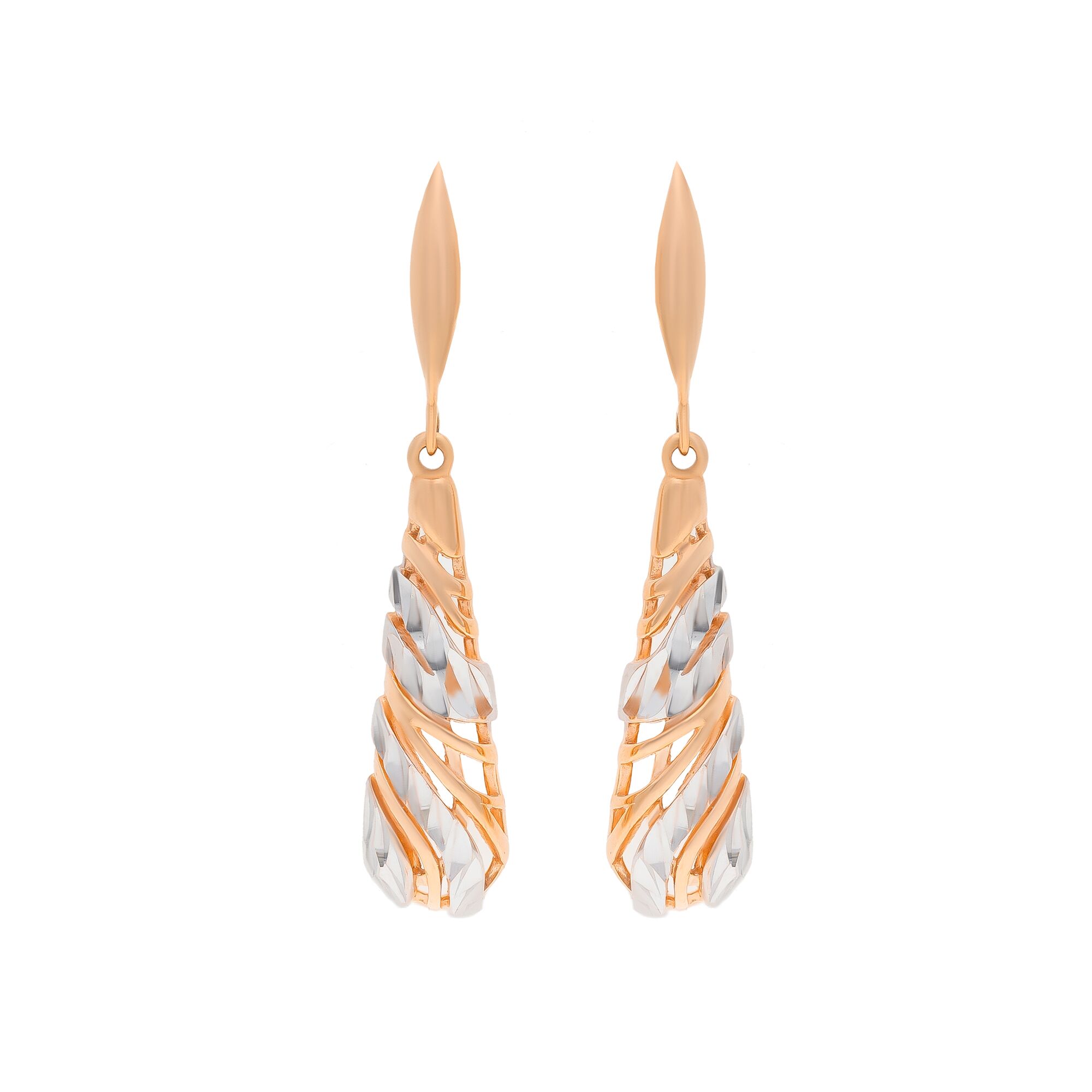 Серьги, золото, 585, 3.91г, 53738 | GoldMarket.kz