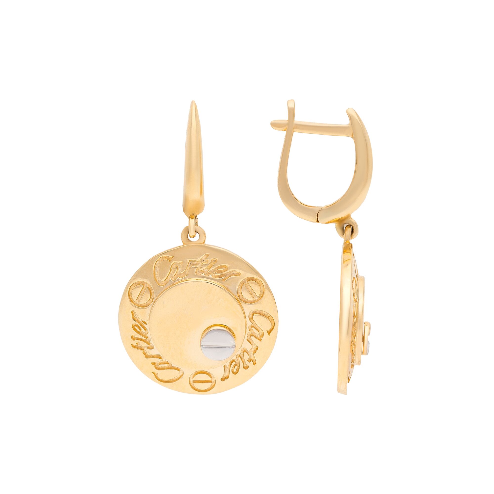 Серьги, золото, 585, 6.36г, 39564, изображение 2 | GoldMarket.kz