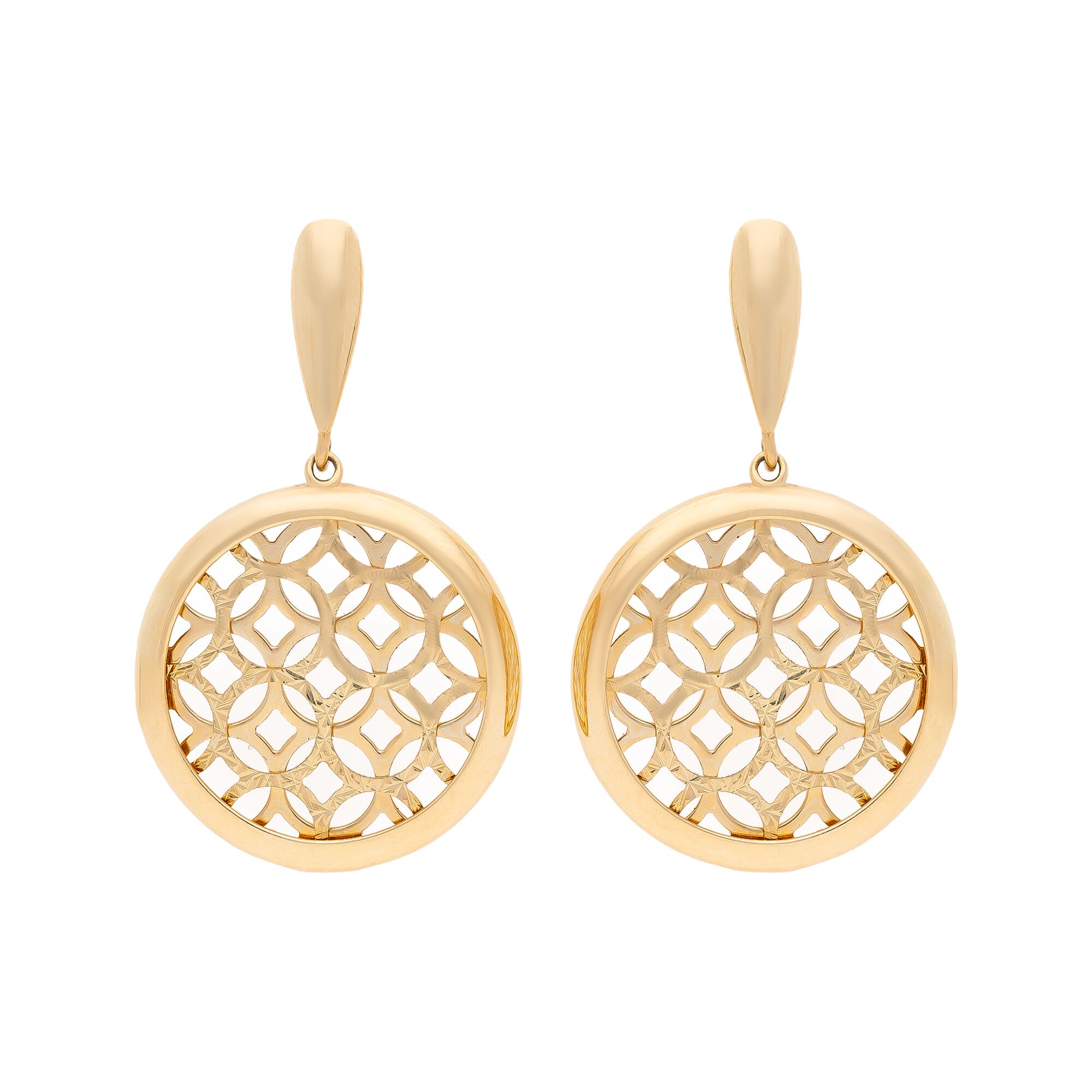 Серьги, золото, 585, 7.24г, 41197 | GoldMarket.kz