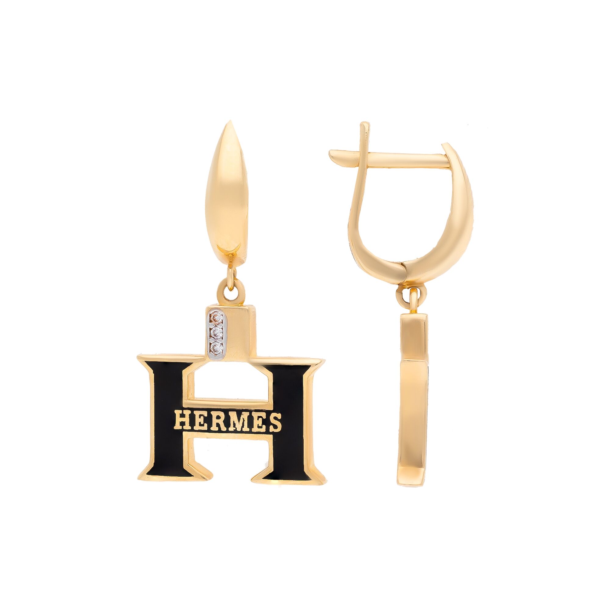 Серьги, золото, 585, 5.96г, 41302, изображение 2 | GoldMarket.kz