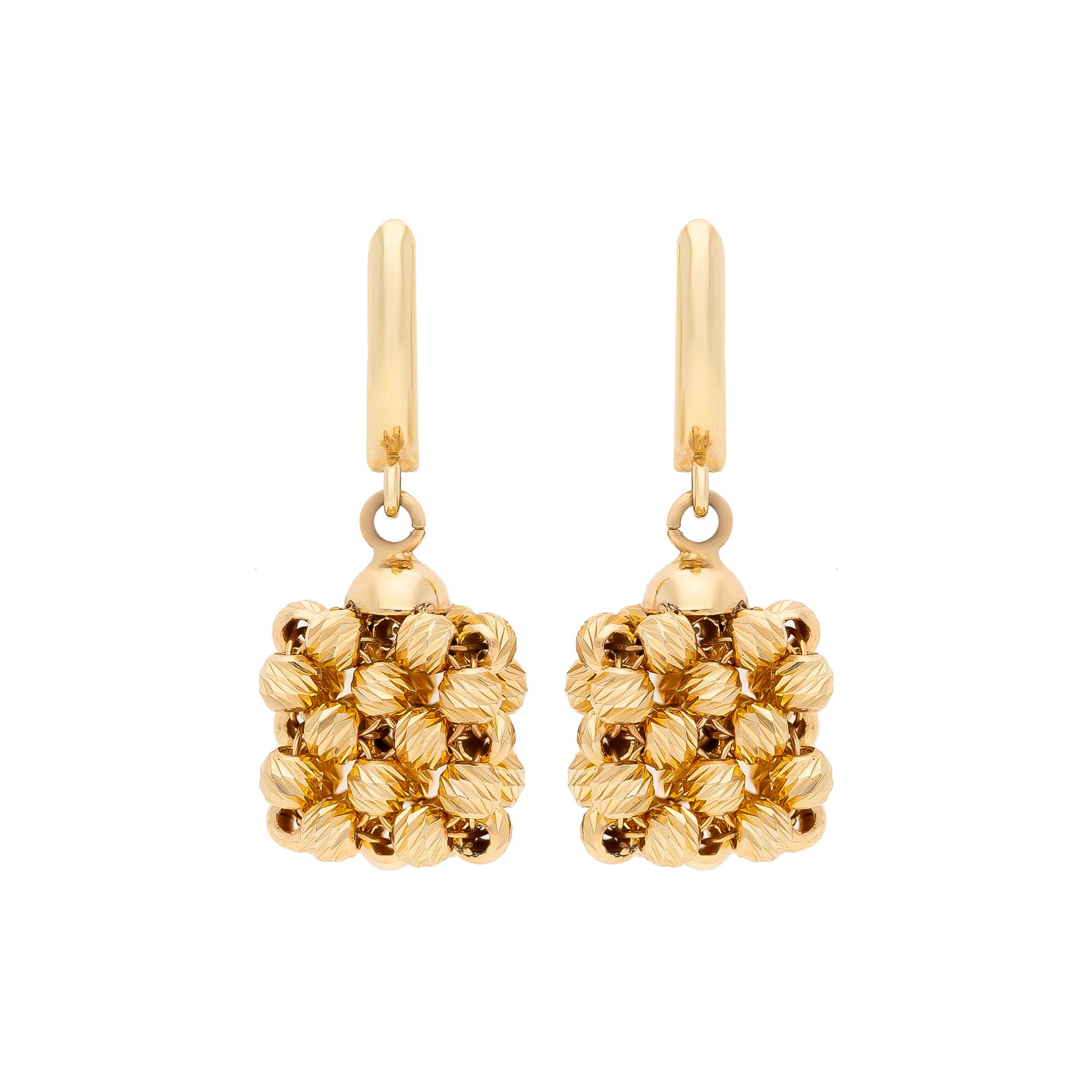 Серьги, золото, 585, 6.16г, 41398 | GoldMarket.kz