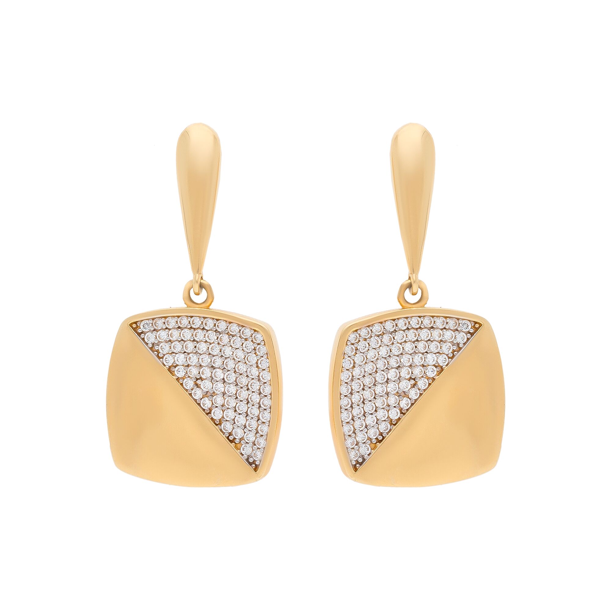 Серьги, золото, 585, 6.63г, 41528 | GoldMarket.kz
