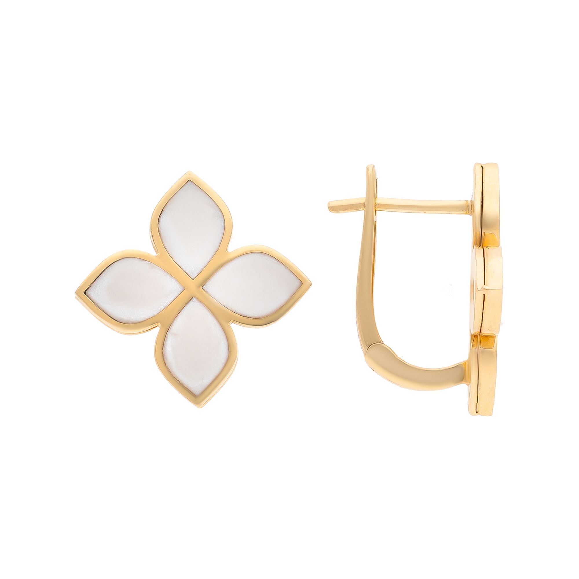 Серьги, золото, 585, 7.27г, 41799, изображение 2 | GoldMarket.kz