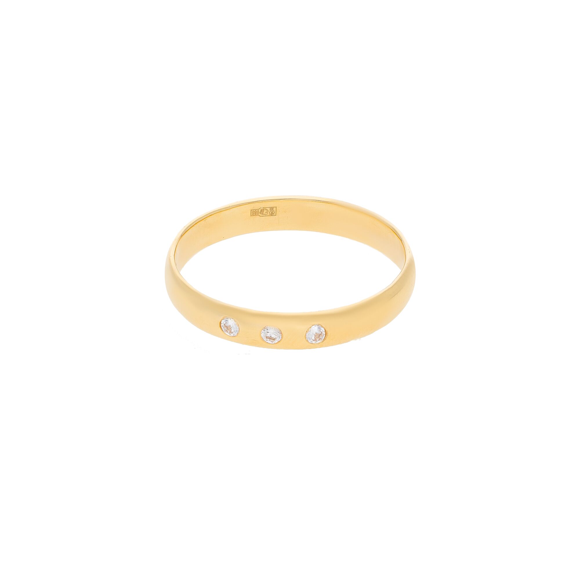 Кольцо, золото, 585, 3.4г, 44238, изображение 2 | GoldMarket.kz