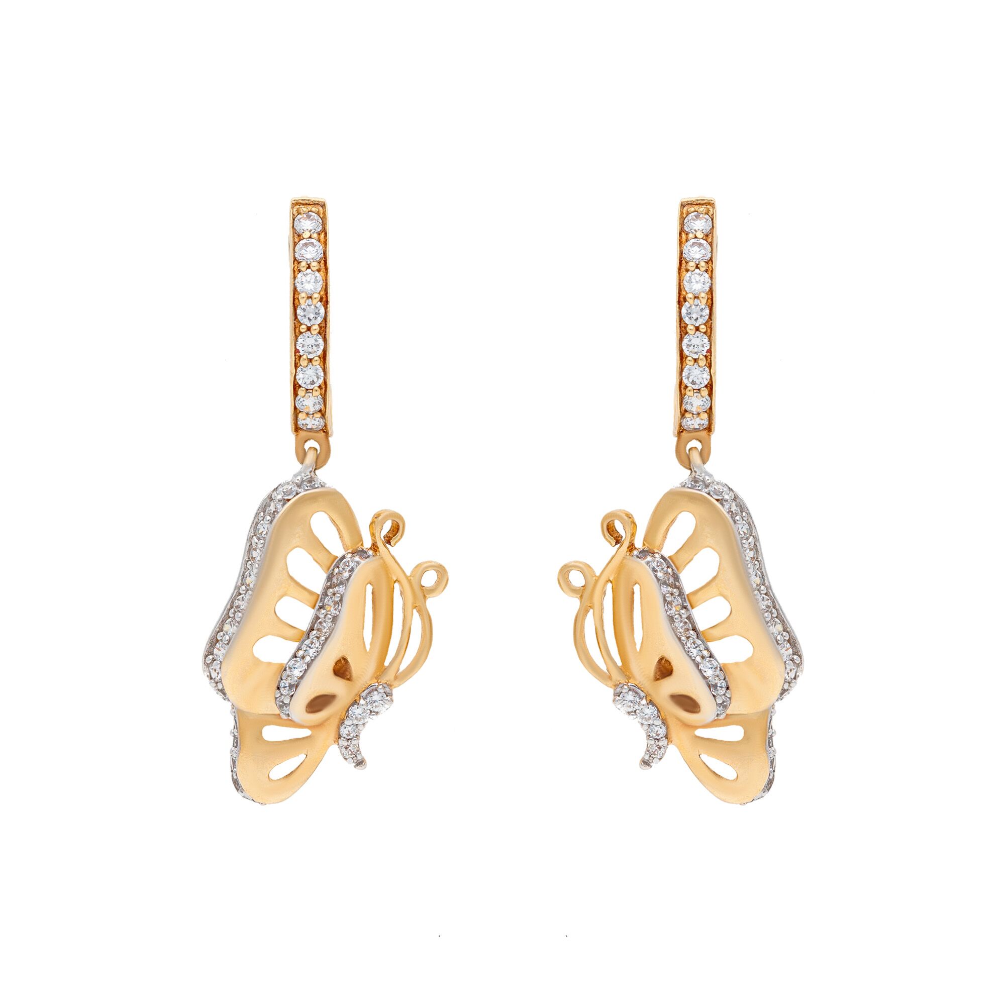 Серьги, золото, 585, 5.05г, 45346 | GoldMarket.kz