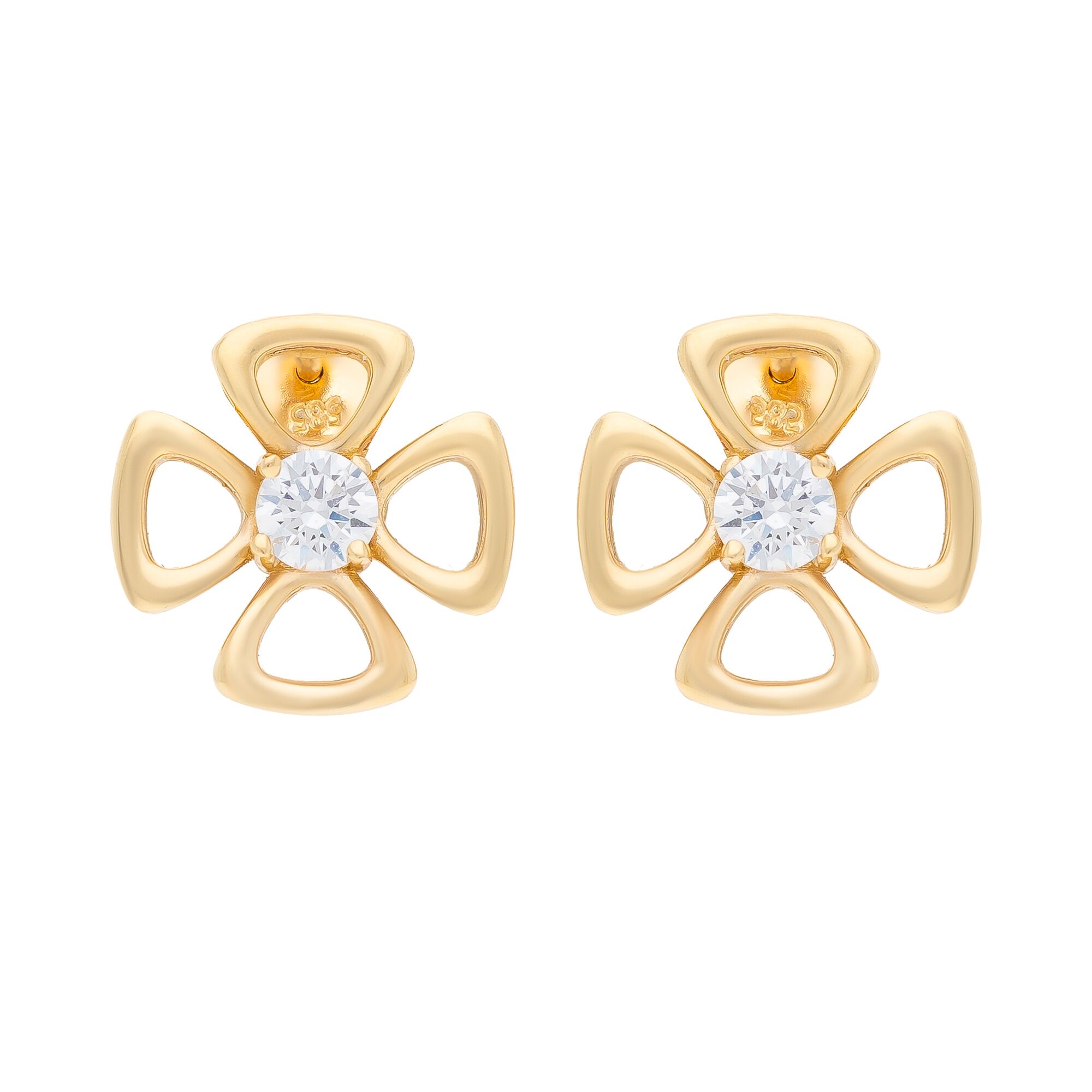 Серьги, золото, 585, 3.36г, 45576 | GoldMarket.kz