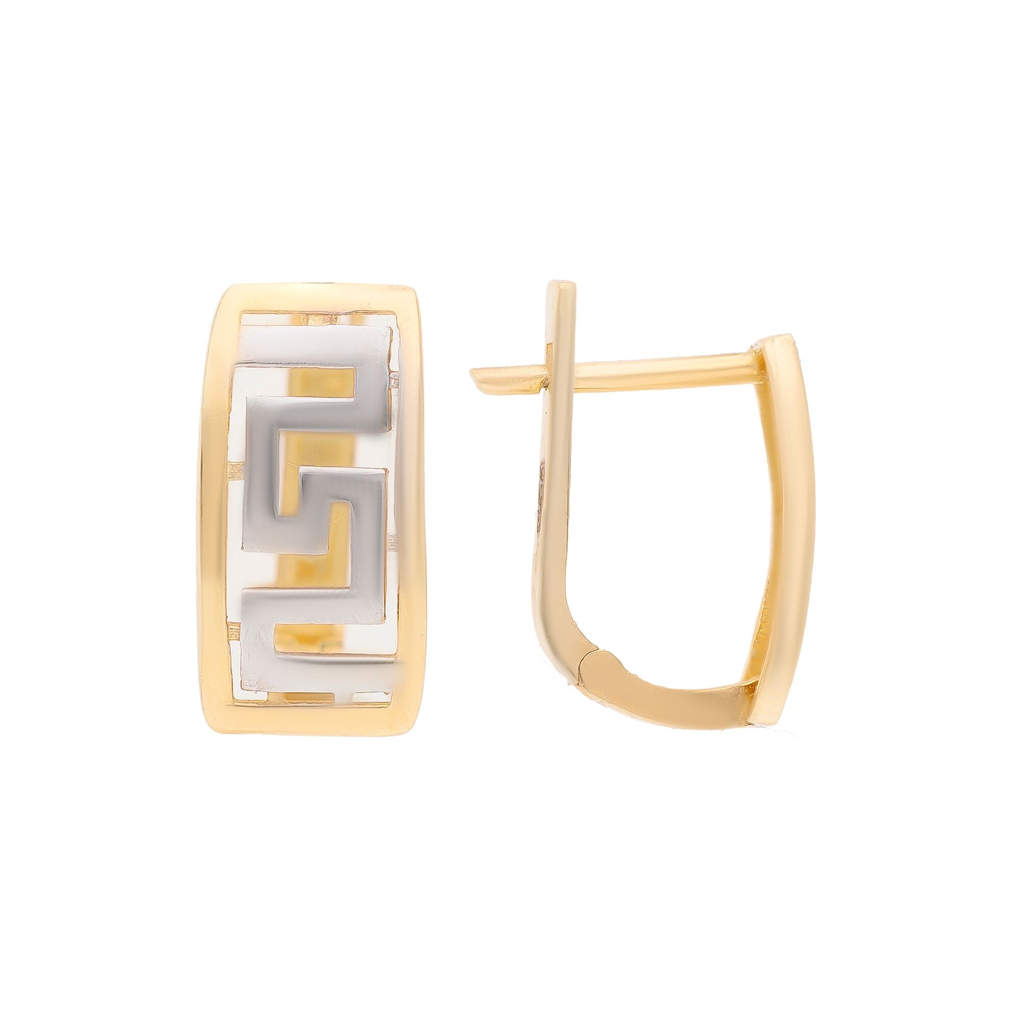 Серьги, золото, 585, 2.36г, 45598, изображение 2 | GoldMarket.kz