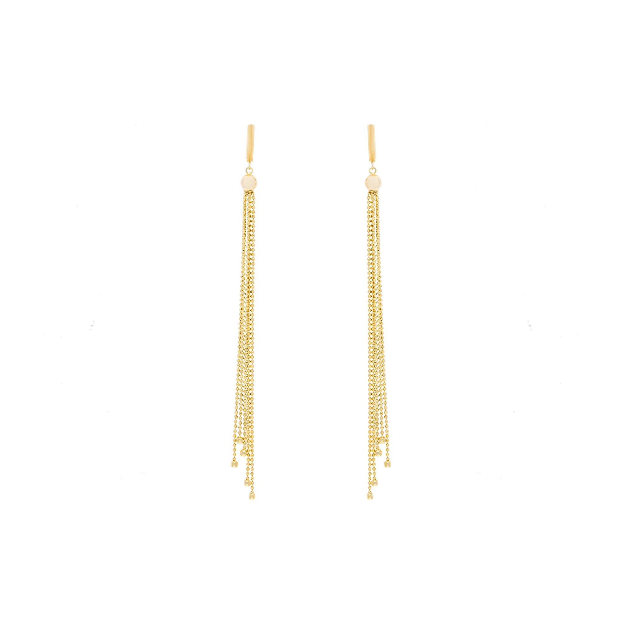 Серьги, золото, 585, 7.08г, 46619 | GoldMarket.kz