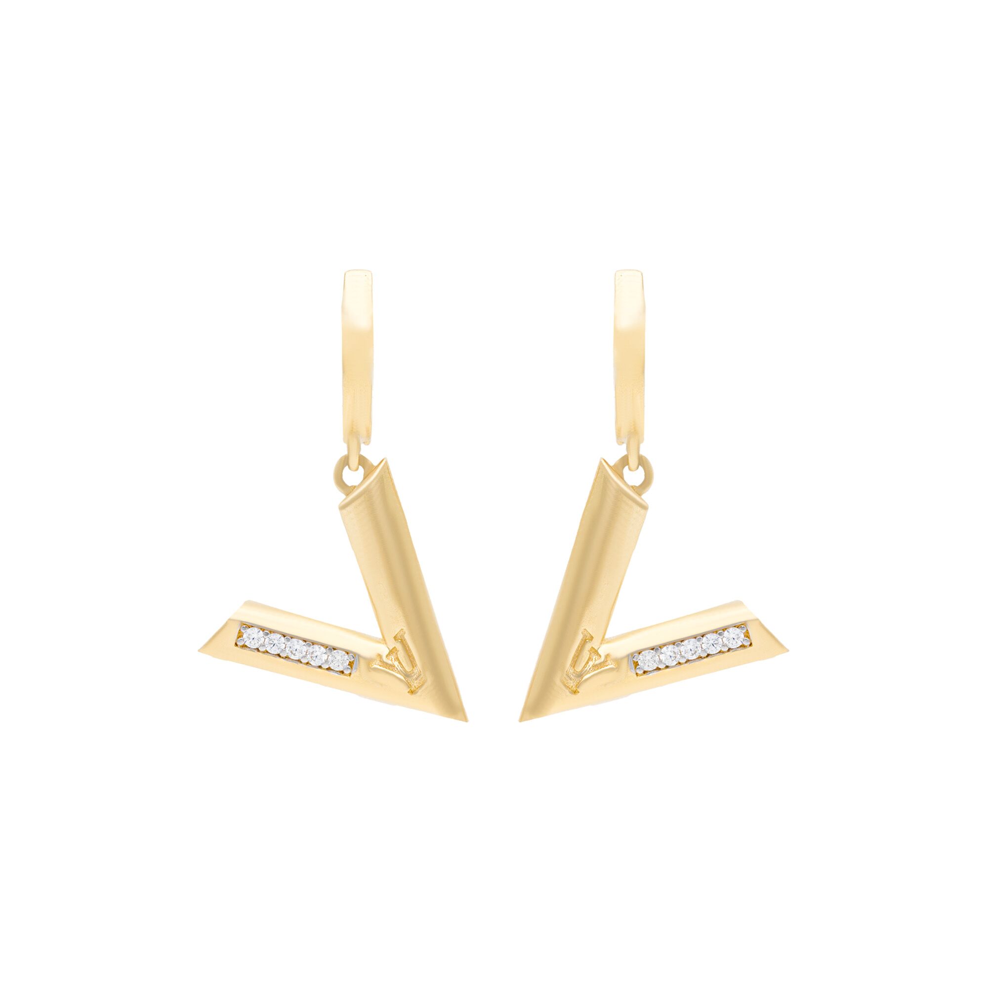 Серьги, золото, 585, 5.31г, 47316 | GoldMarket.kz