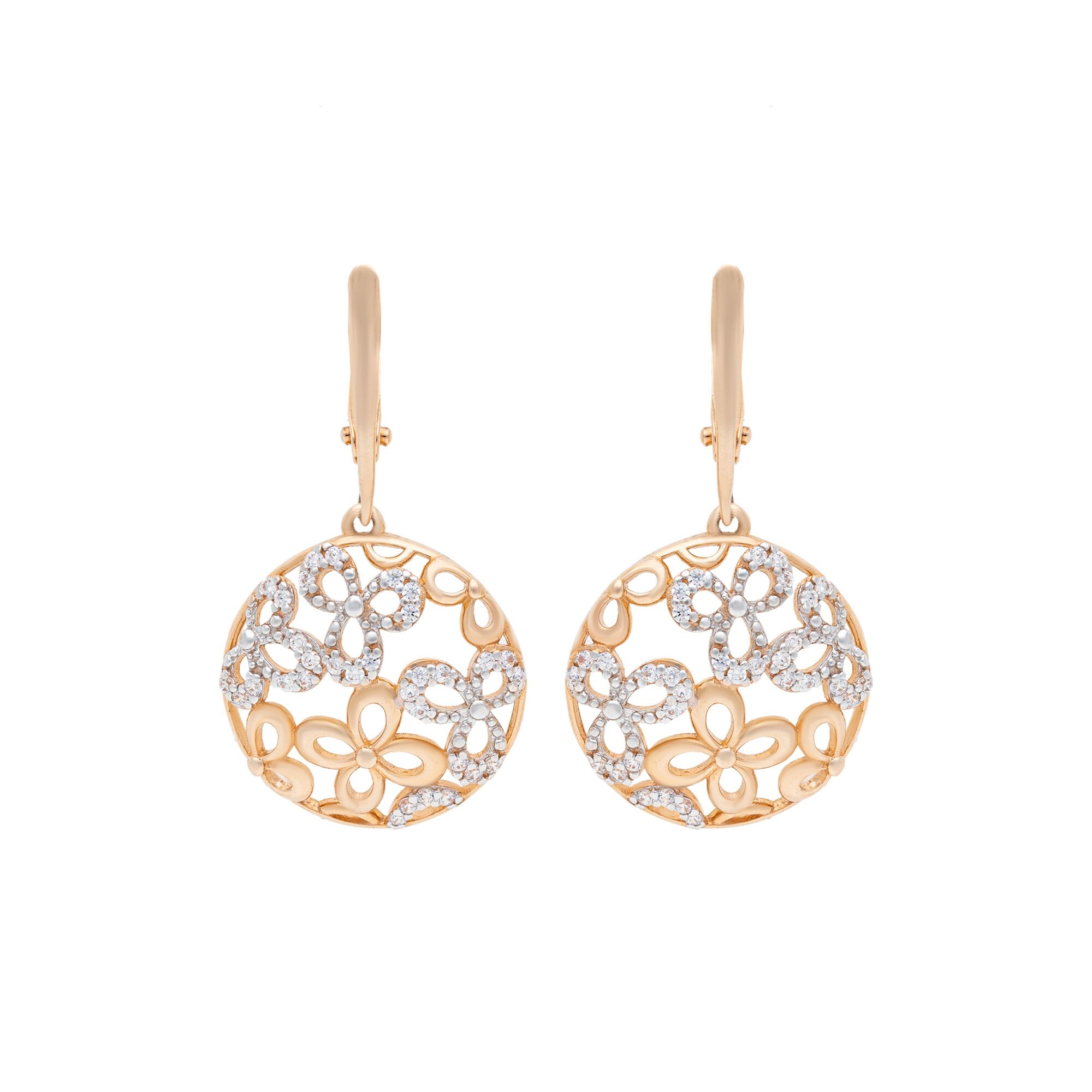 Серьги, золото, 585, 4.68г, 47569 | GoldMarket.kz