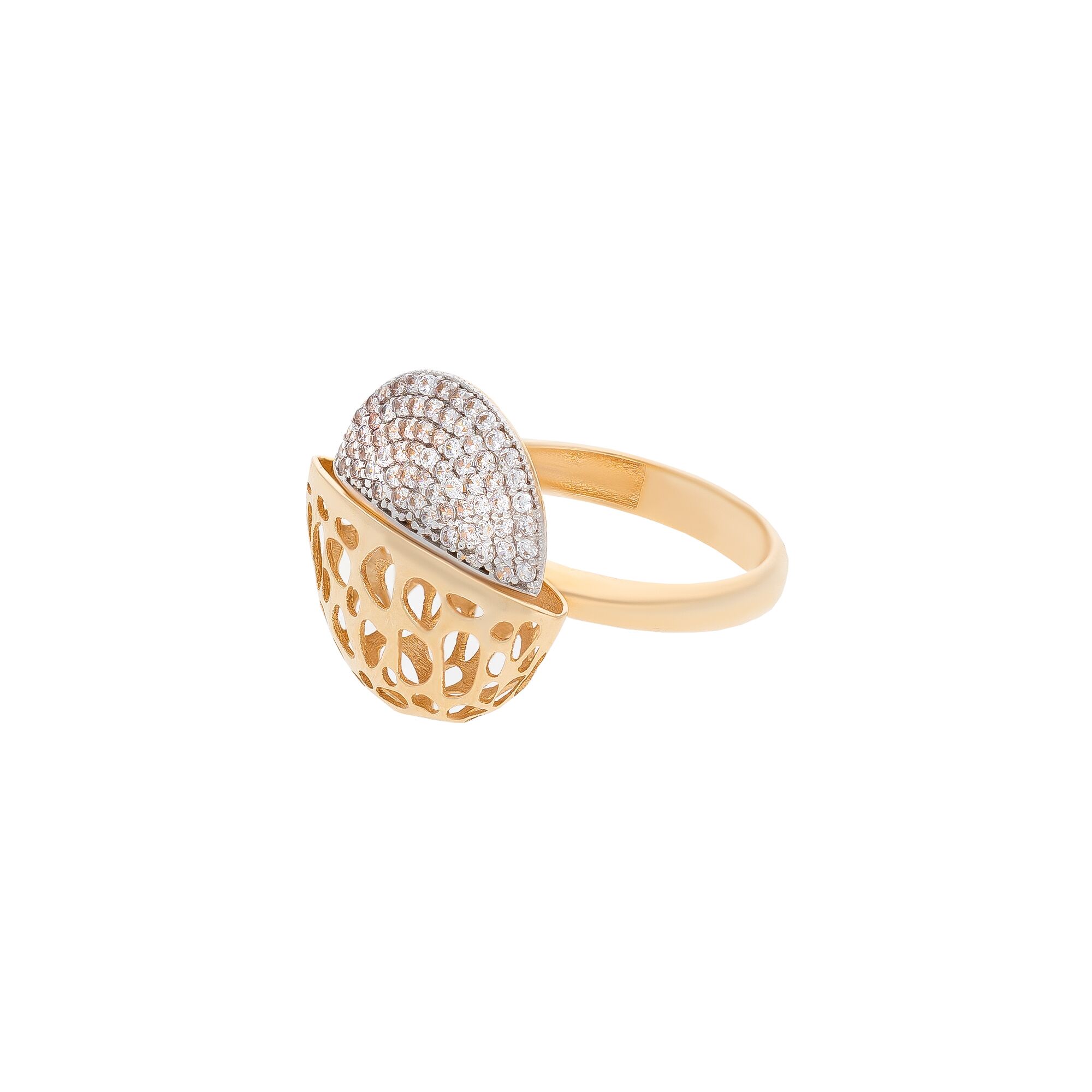 Кольцо, золото, 585, 3.78г, 47678, изображение 2 | GoldMarket.kz