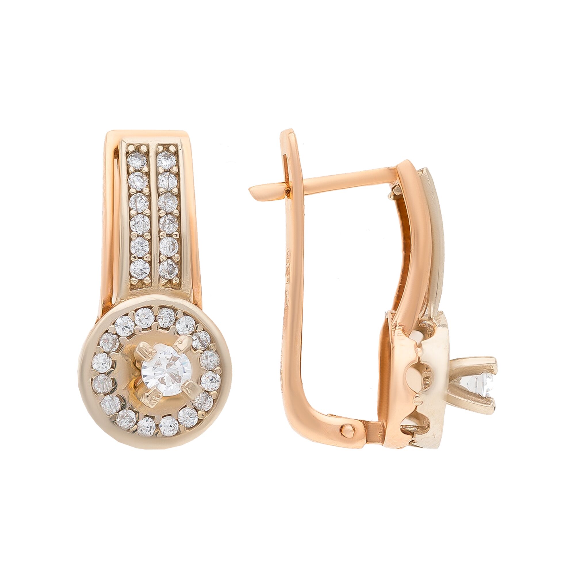 Серьги, золото, 585, 5.63г, 47715, изображение 2 | GoldMarket.kz