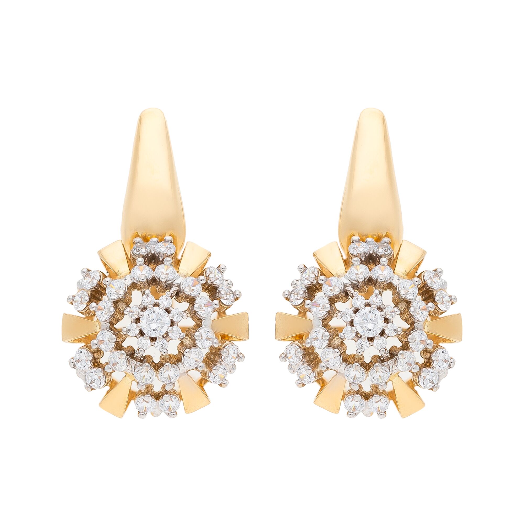 Серьги, золото, 585, 8.9г, 47938 | GoldMarket.kz