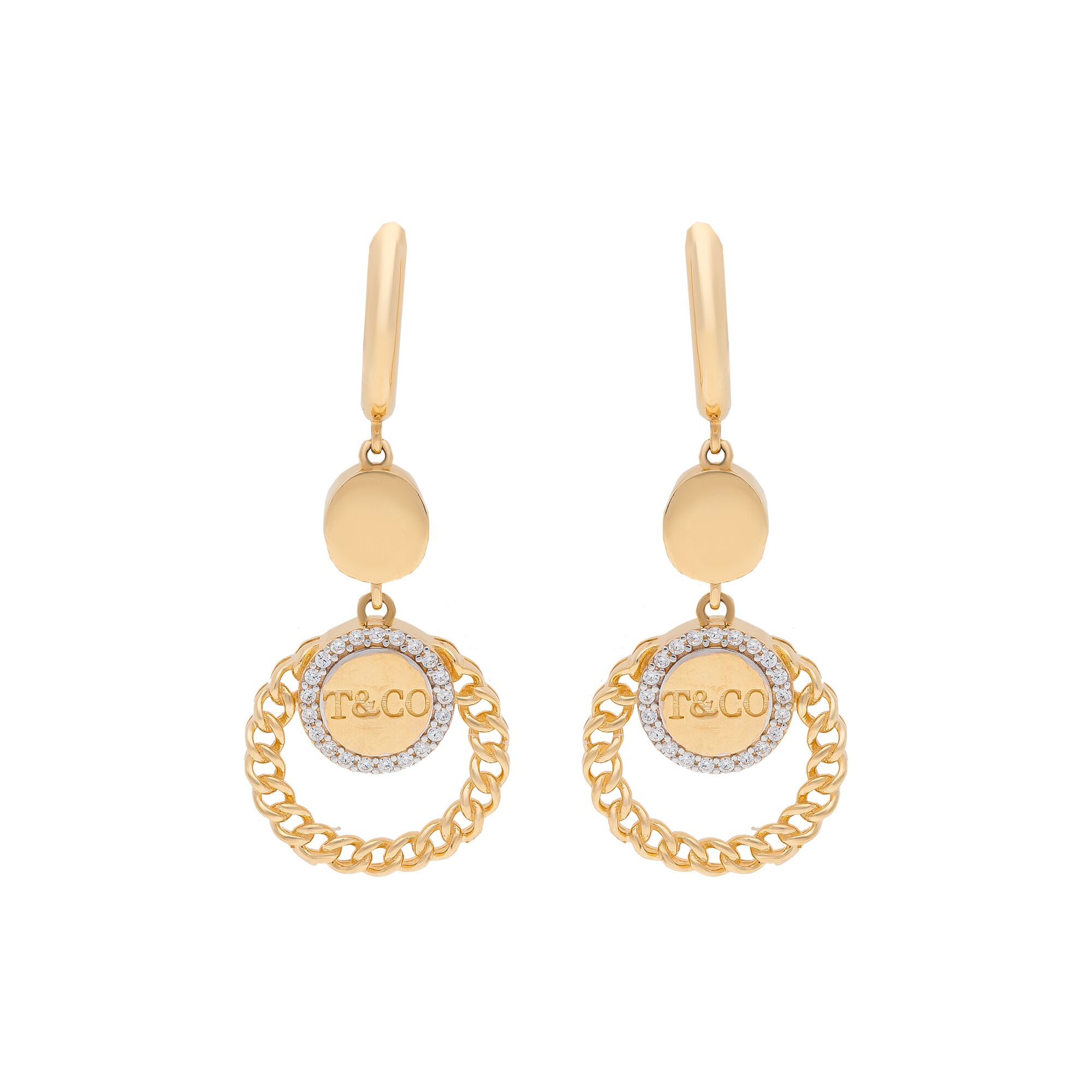 Серьги, золото, 585, 5.72г, 48125 | GoldMarket.kz