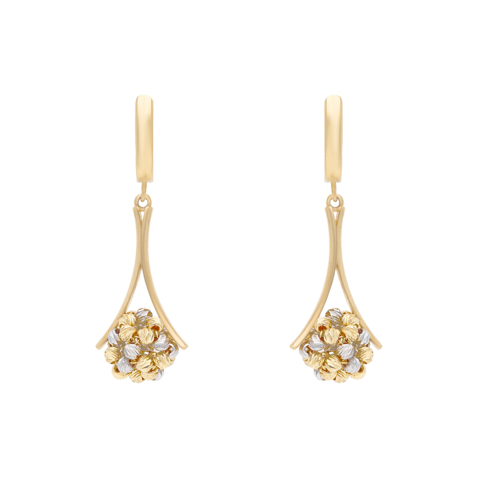 Серьги, золото, 585, 5.25г, 49841 | GoldMarket.kz