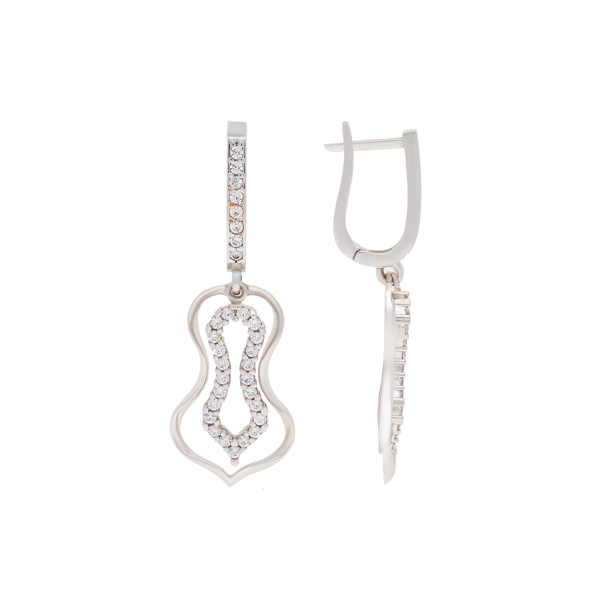 Серьги, золото, 585, 4.12г, 52529, изображение 2 | GoldMarket.kz