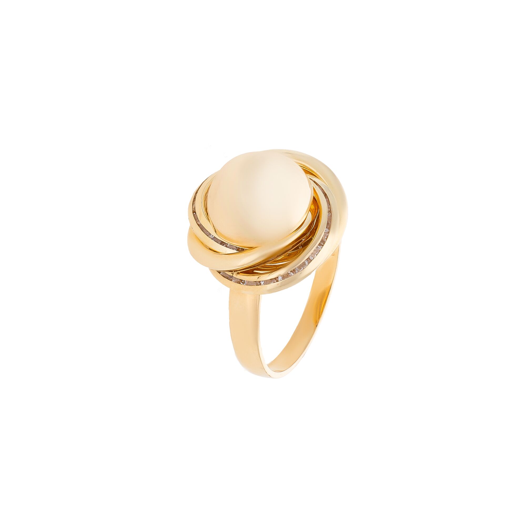 Кольцо, золото, 585, 3.41г, 52570 | GoldMarket.kz