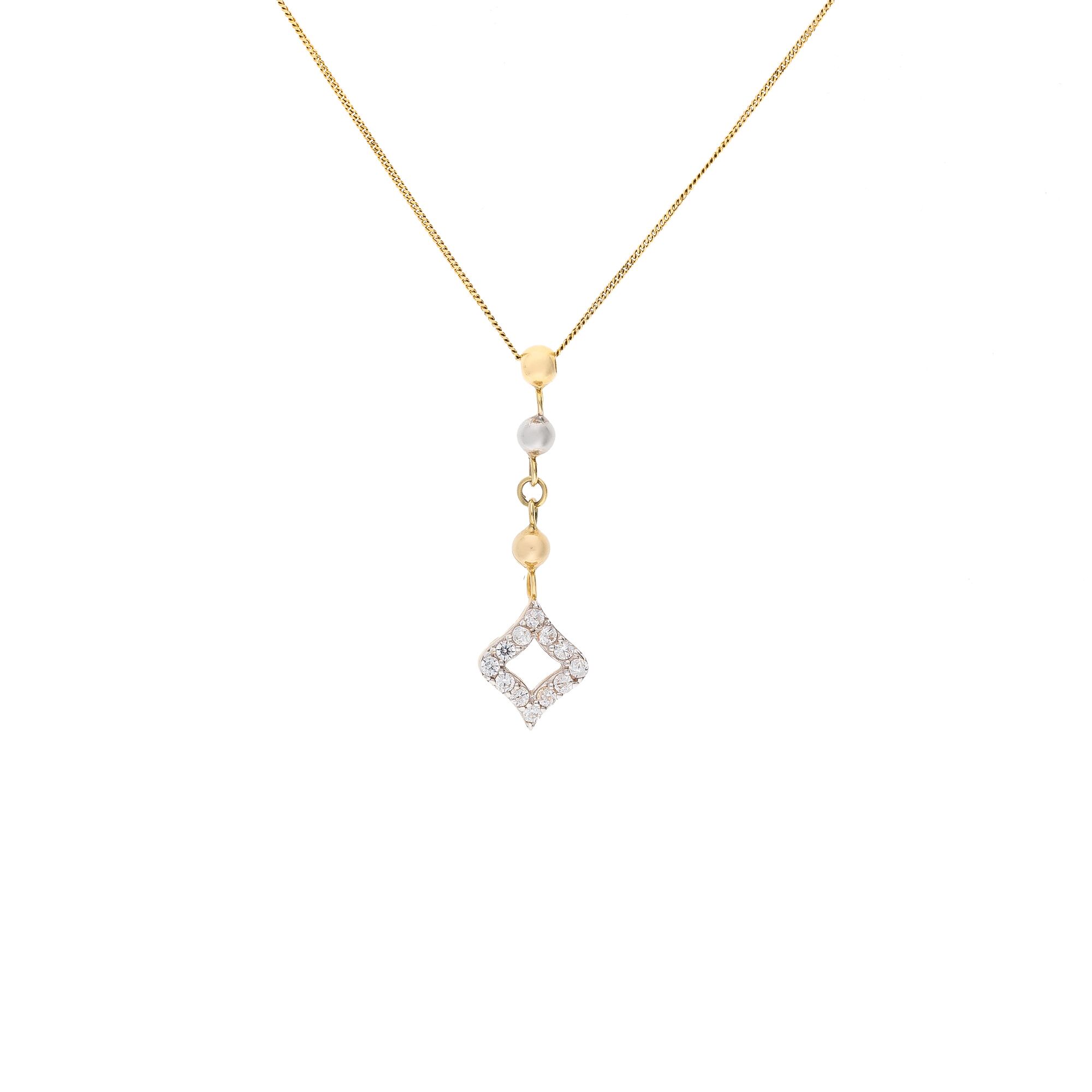 Колье, золото, 585, 2.12г, 52987 | GoldMarket.kz