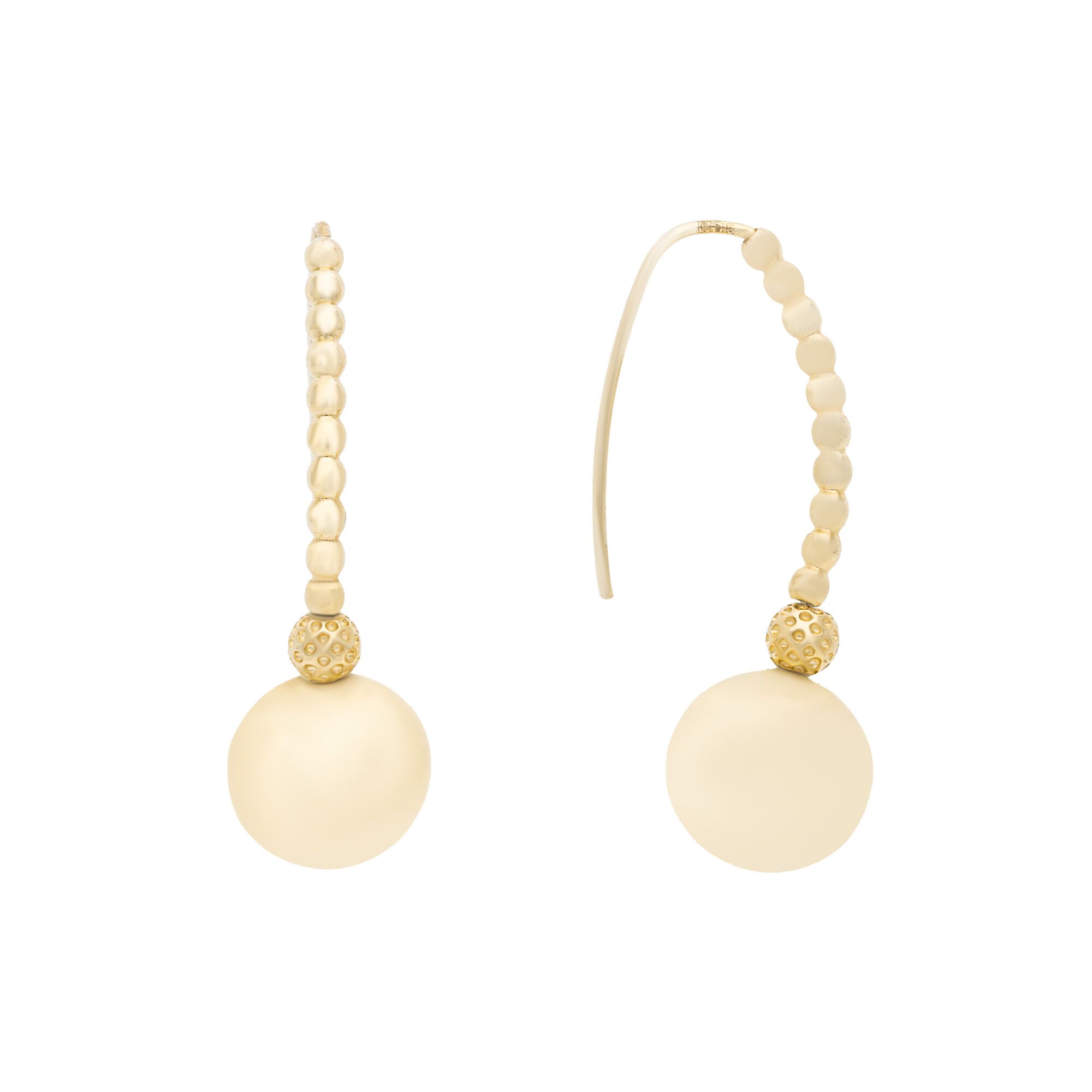 Серьги, золото, 585, 8.37г, 53131, изображение 2 | GoldMarket.kz