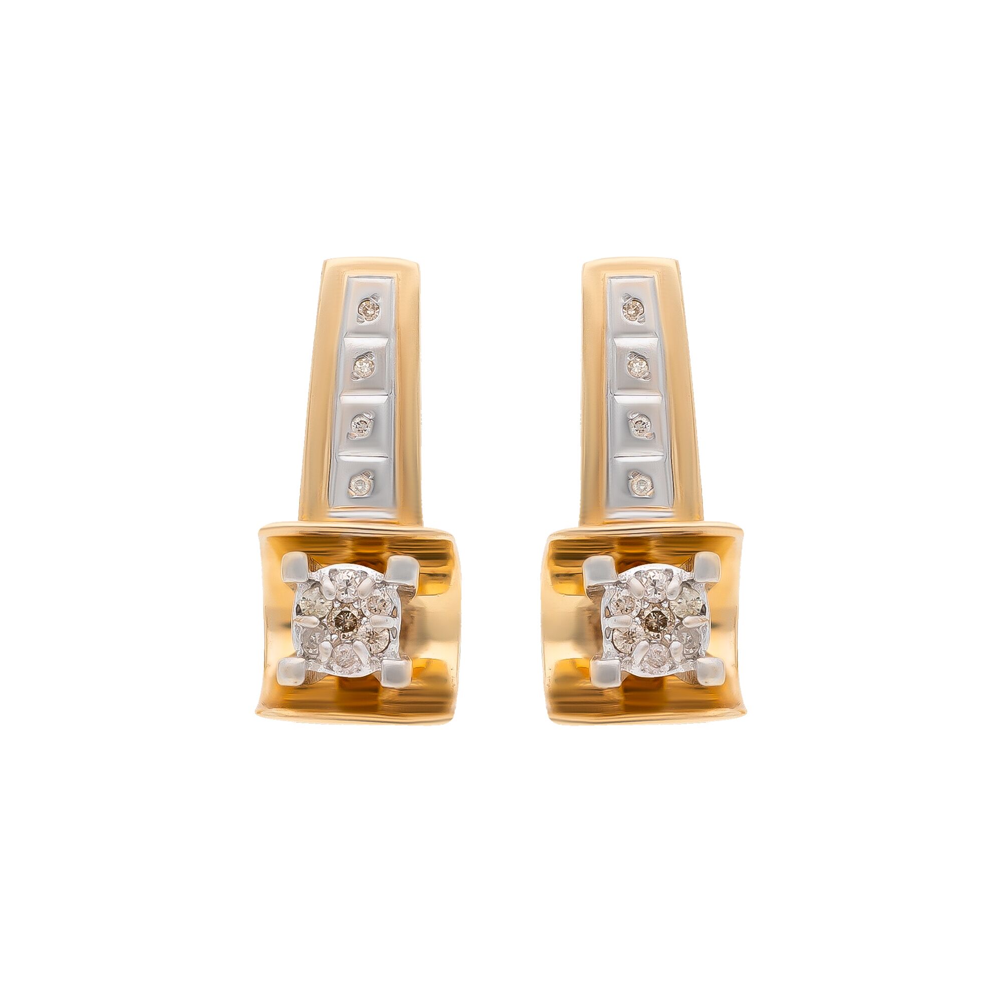Серьги, золото, 585, 4.53г, 53171 | GoldMarket.kz