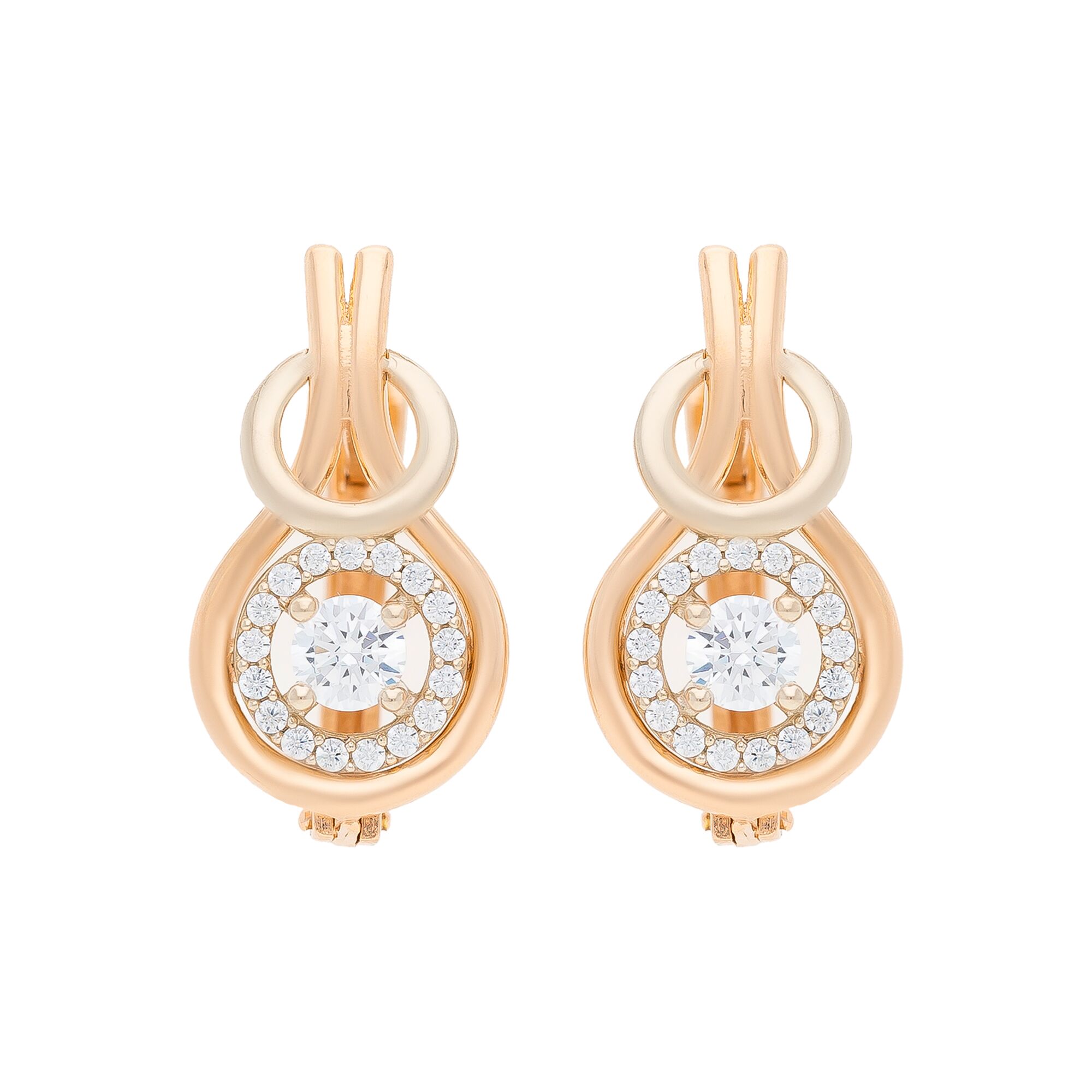Серьги, золото, 585, 4.78г, 53575 | GoldMarket.kz