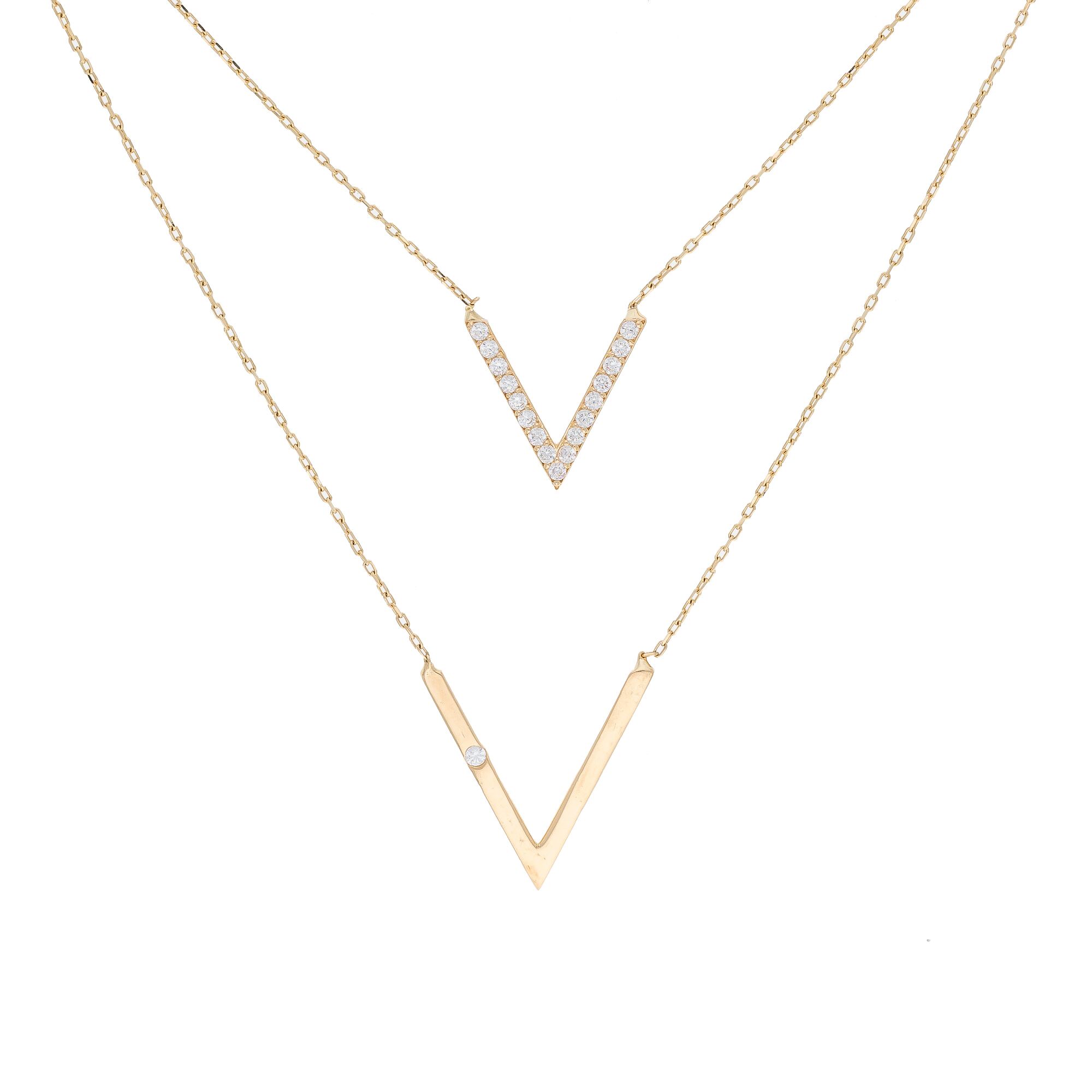 Колье, золото, 585, 2.43г, 53758 | GoldMarket.kz
