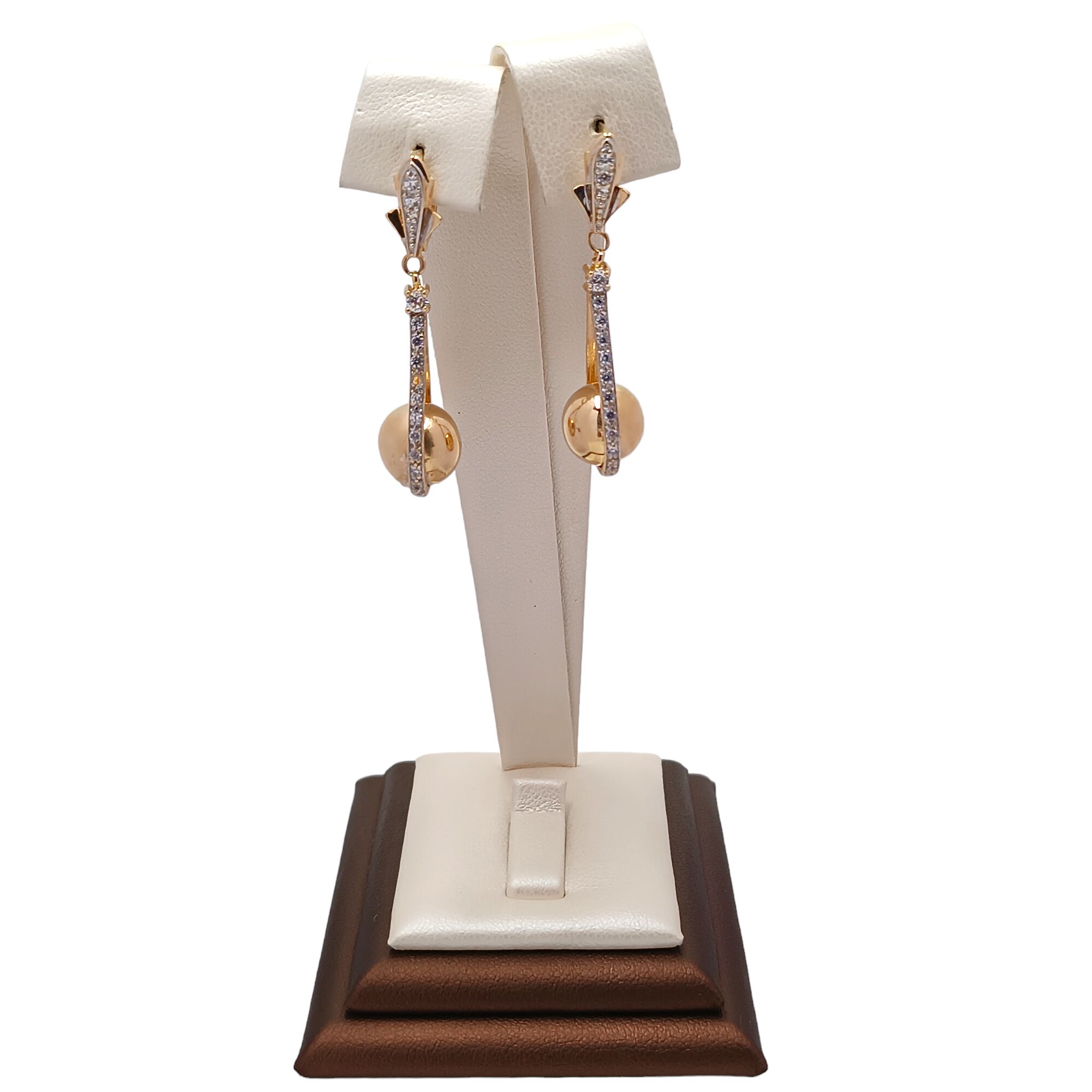 Серьги, золото, 585, 6.73г, 52700 | GoldMarket.kz