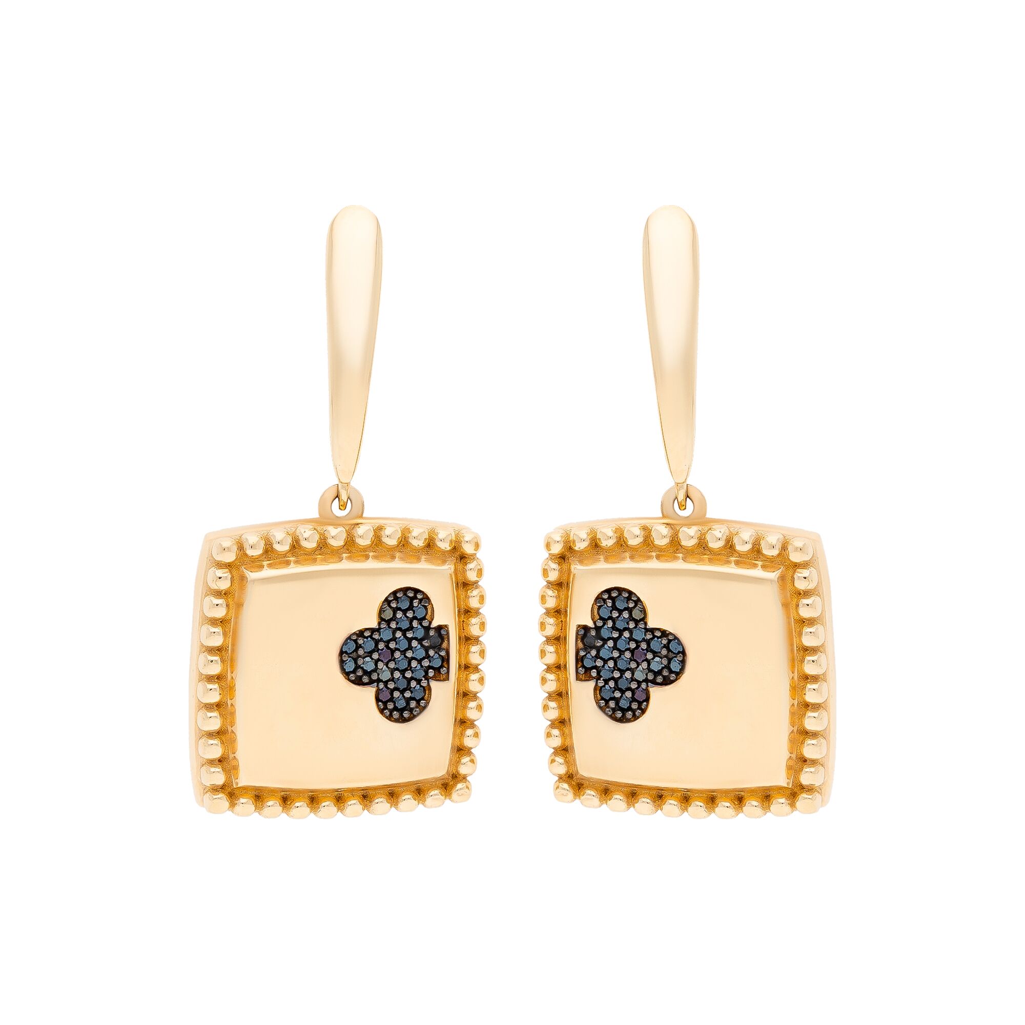 Серьги, золото, 585, 11.87г, 41808 | GoldMarket.kz