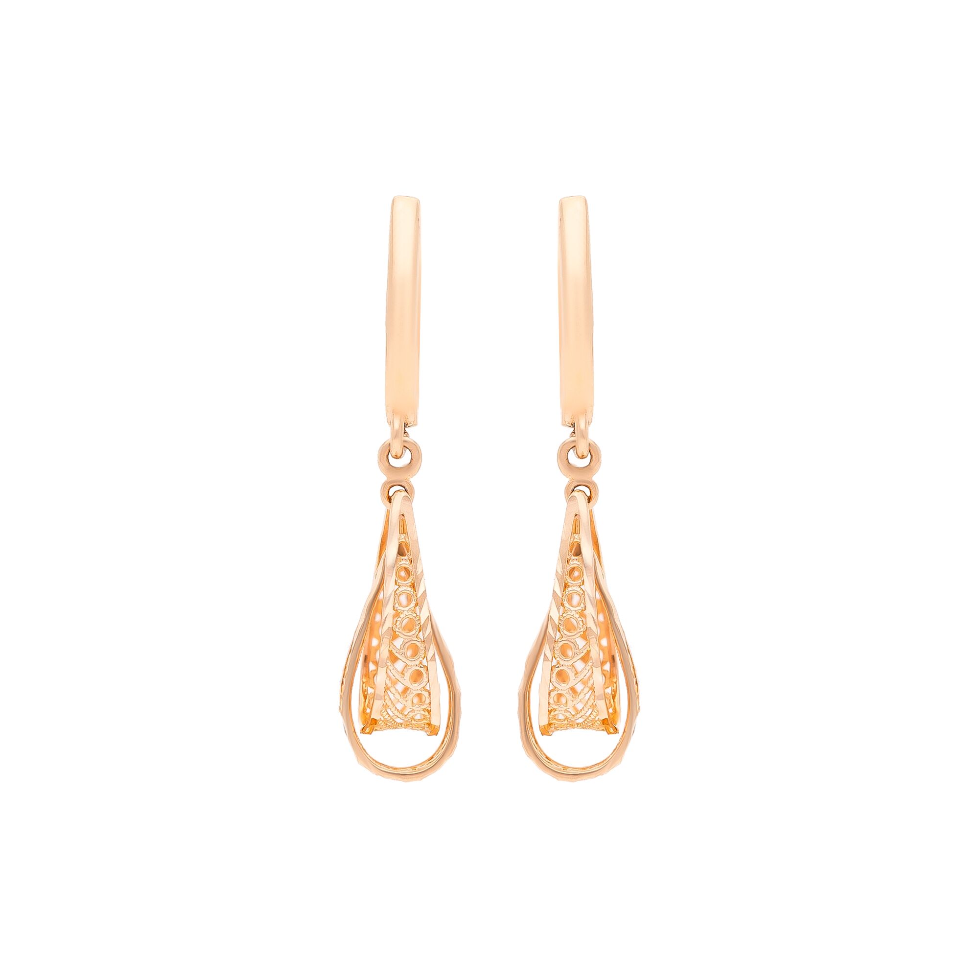 Серьги, золото, 585, 2.35г, 45718 | GoldMarket.kz
